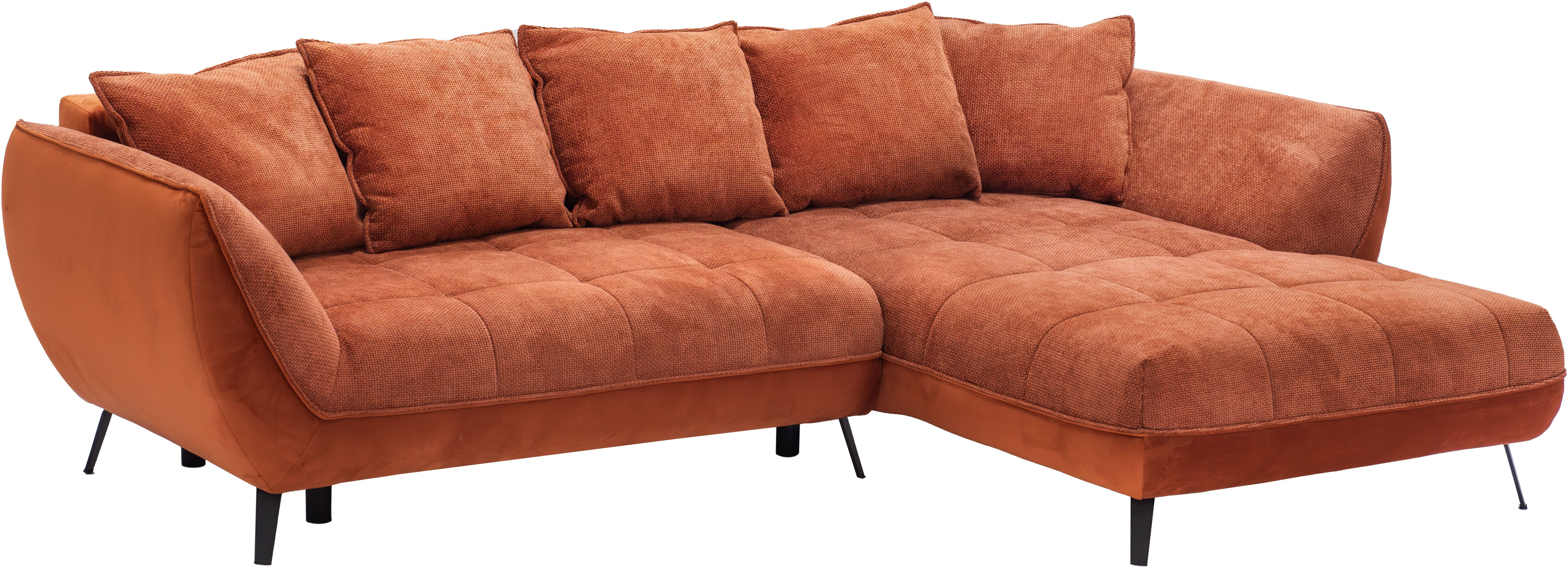 exxpo - sofa fashion Hoekbank Midway met eenvoudige Easy-Lift bedfunctie, comfortabel en modern
