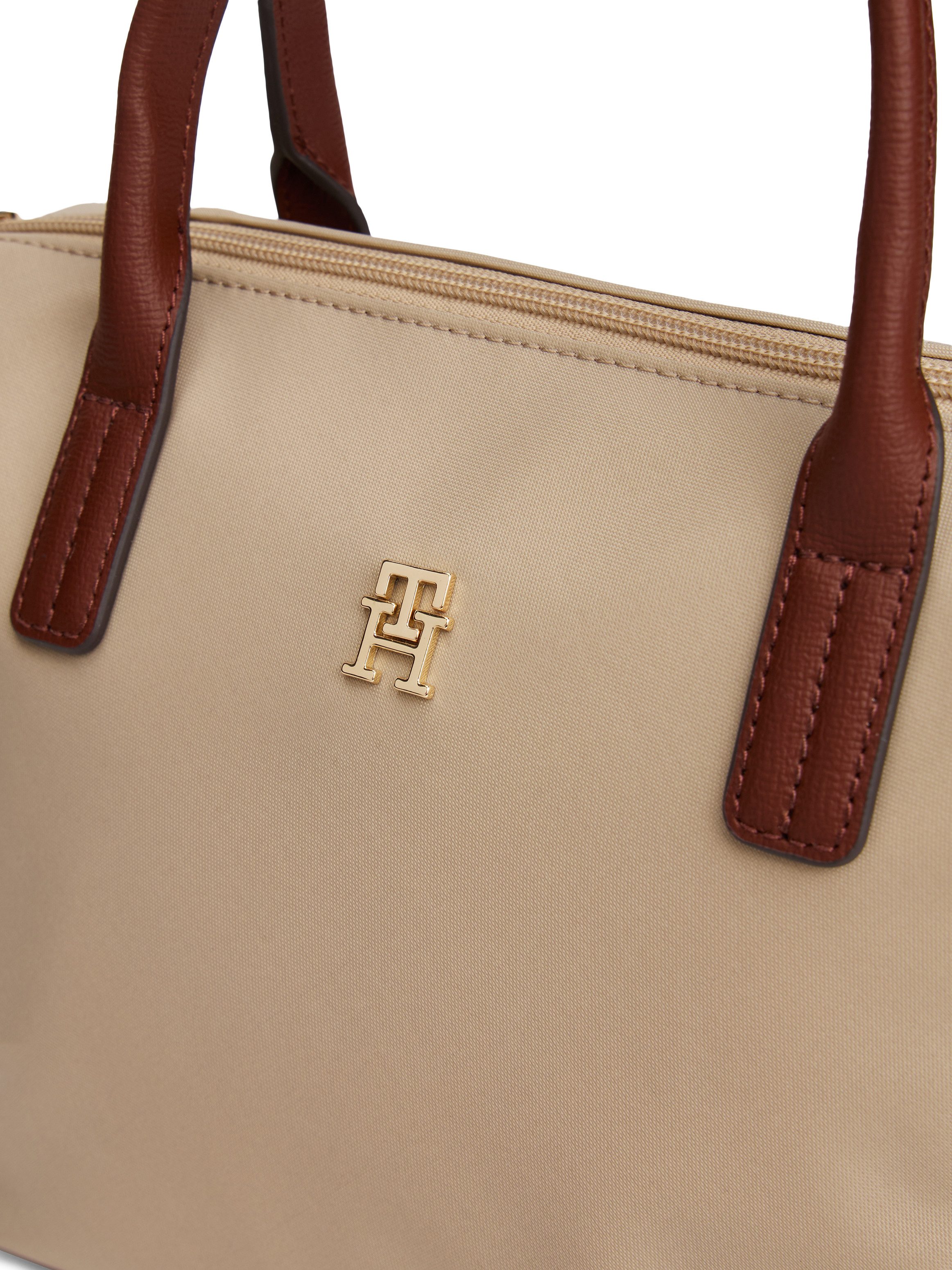 Tommy Hilfiger Draagtas POPETTE MINI TOTE , dames schoudertas, minibag met afneembare riem