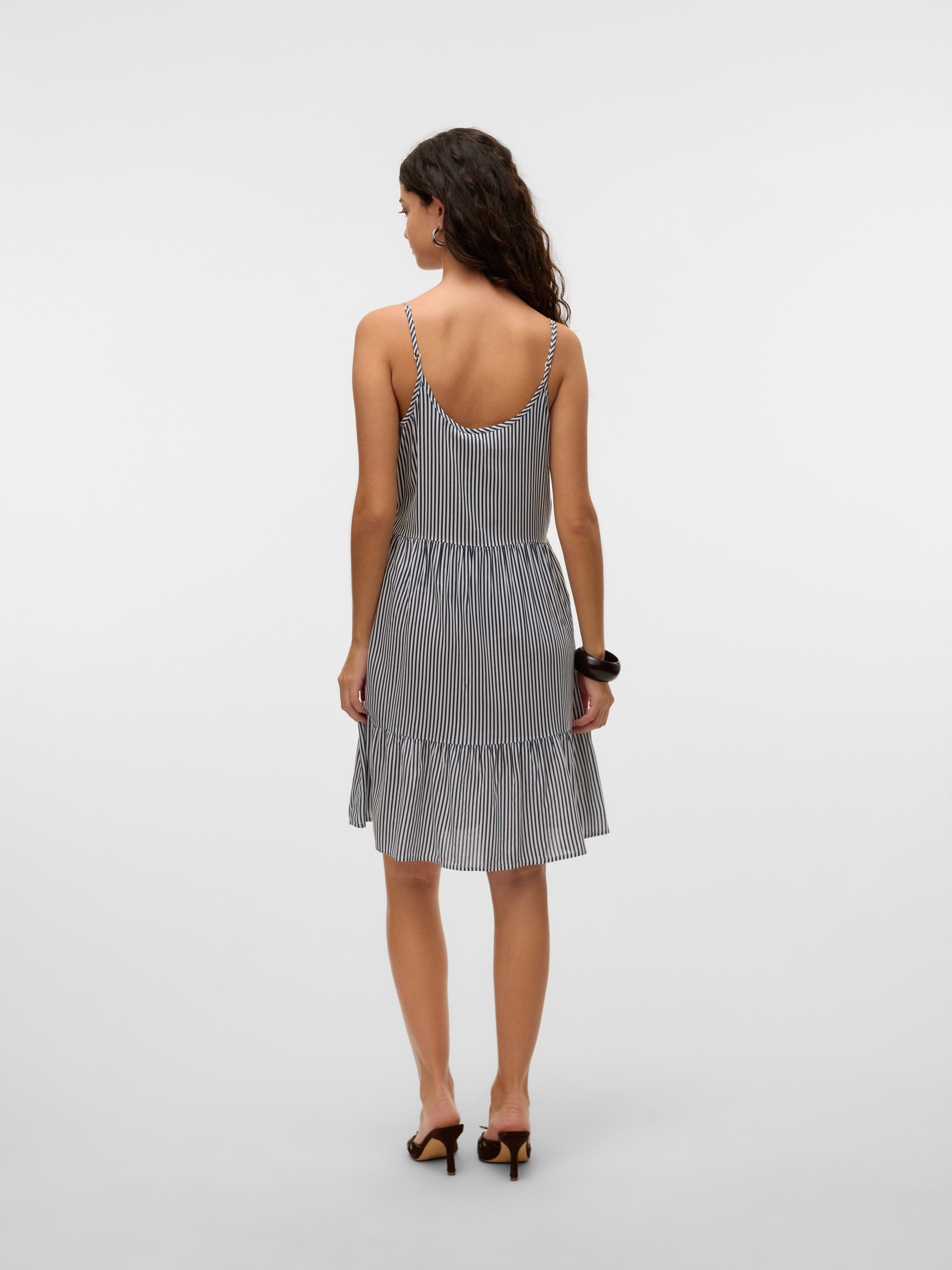 Vero Moda Jurk met bandjes VMBUMPY SHORT SINGLET DRESS WVN GA NOOS
