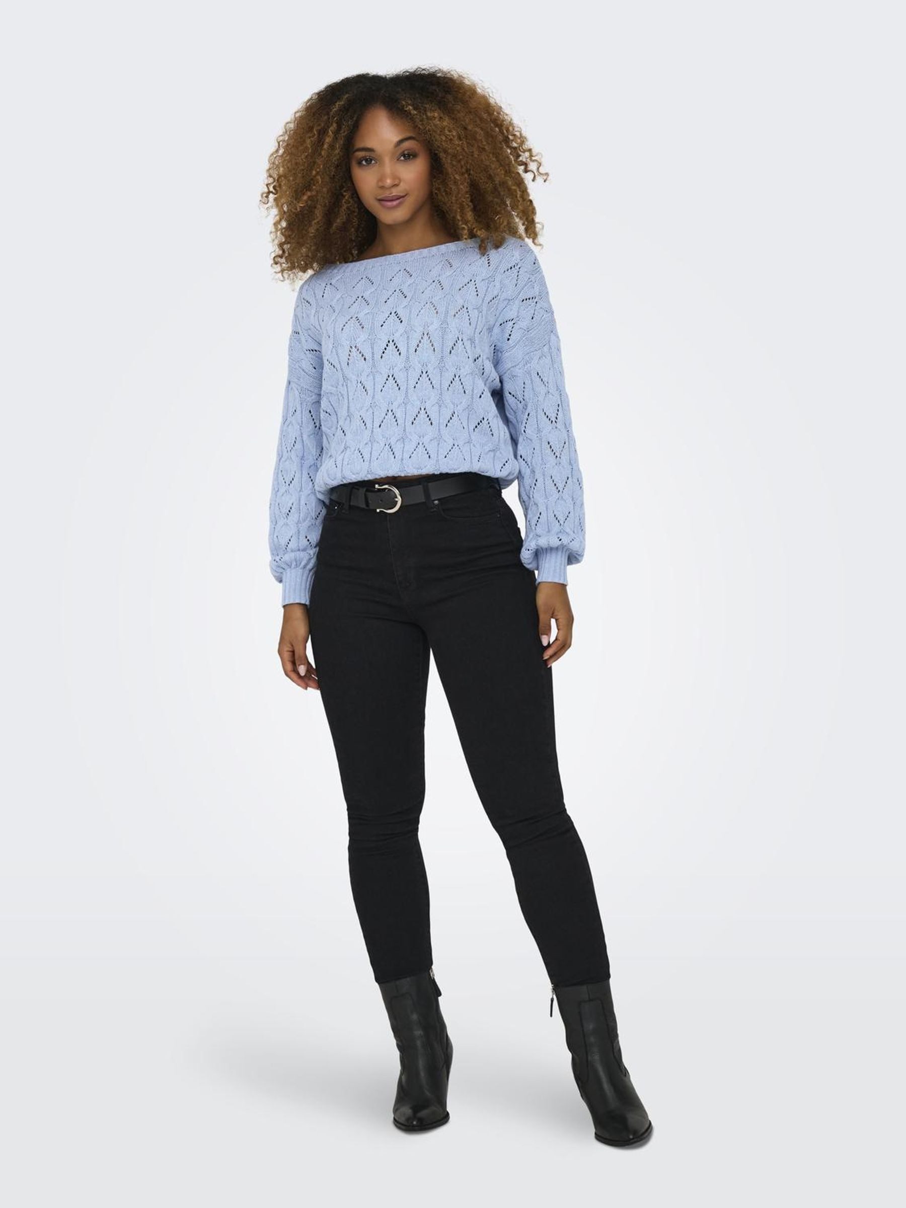 Only Gebreide trui ONLBRYNN LIFE STRUCTURE L/S PUL KNT
