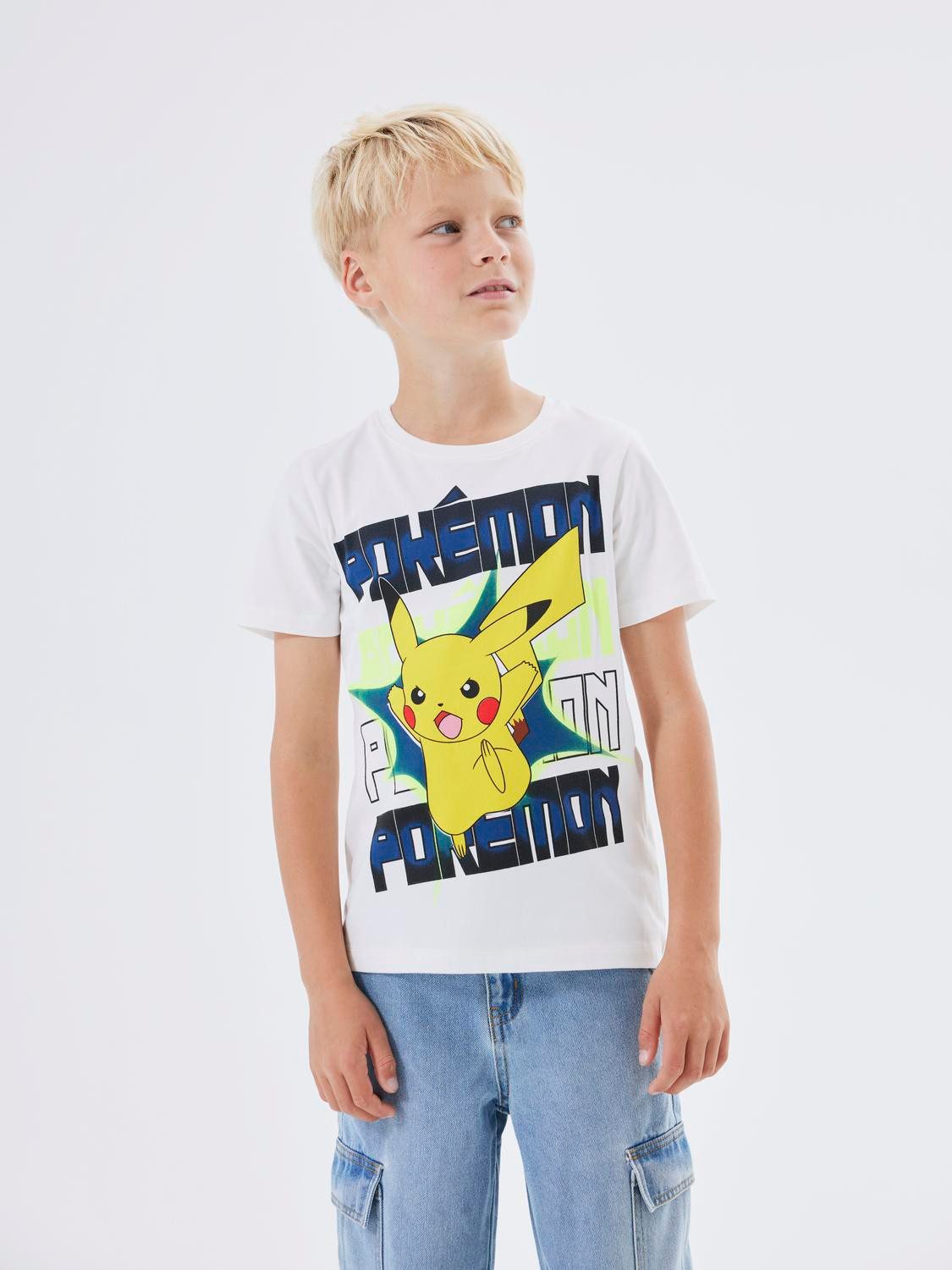 Name It Shirt met print NKMMACI POKEMON SS TOP NOOS BFU