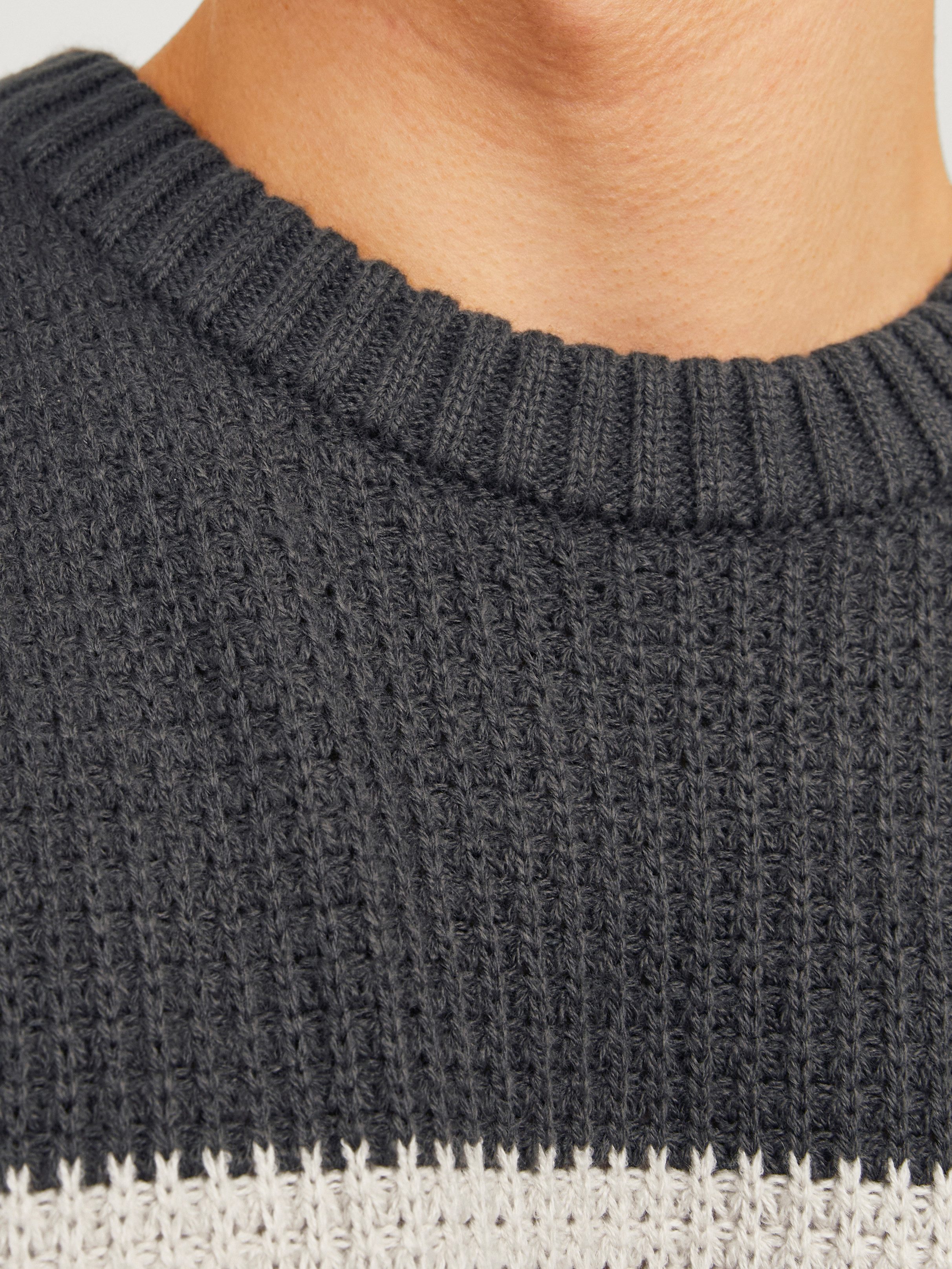 Jack & Jones Trui met ronde hals JJSANDER KNIT CREW NECK