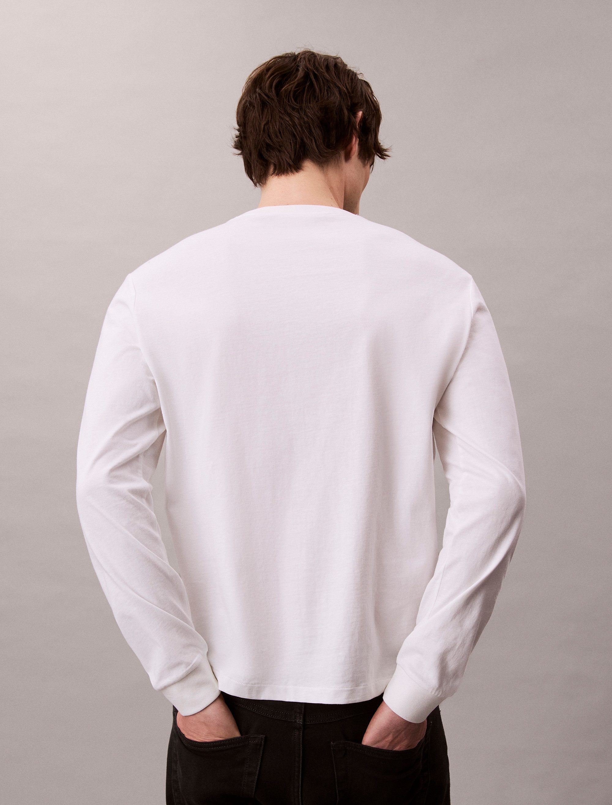Calvin Klein Shirt met lange mouwen LS EASY MONOGRAM TEE