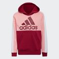 adidas performance hoodie colorblock fleece hoodie rood