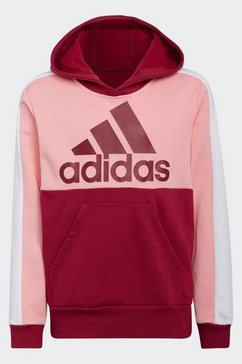 adidas performance hoodie colorblock fleece hoodie rood