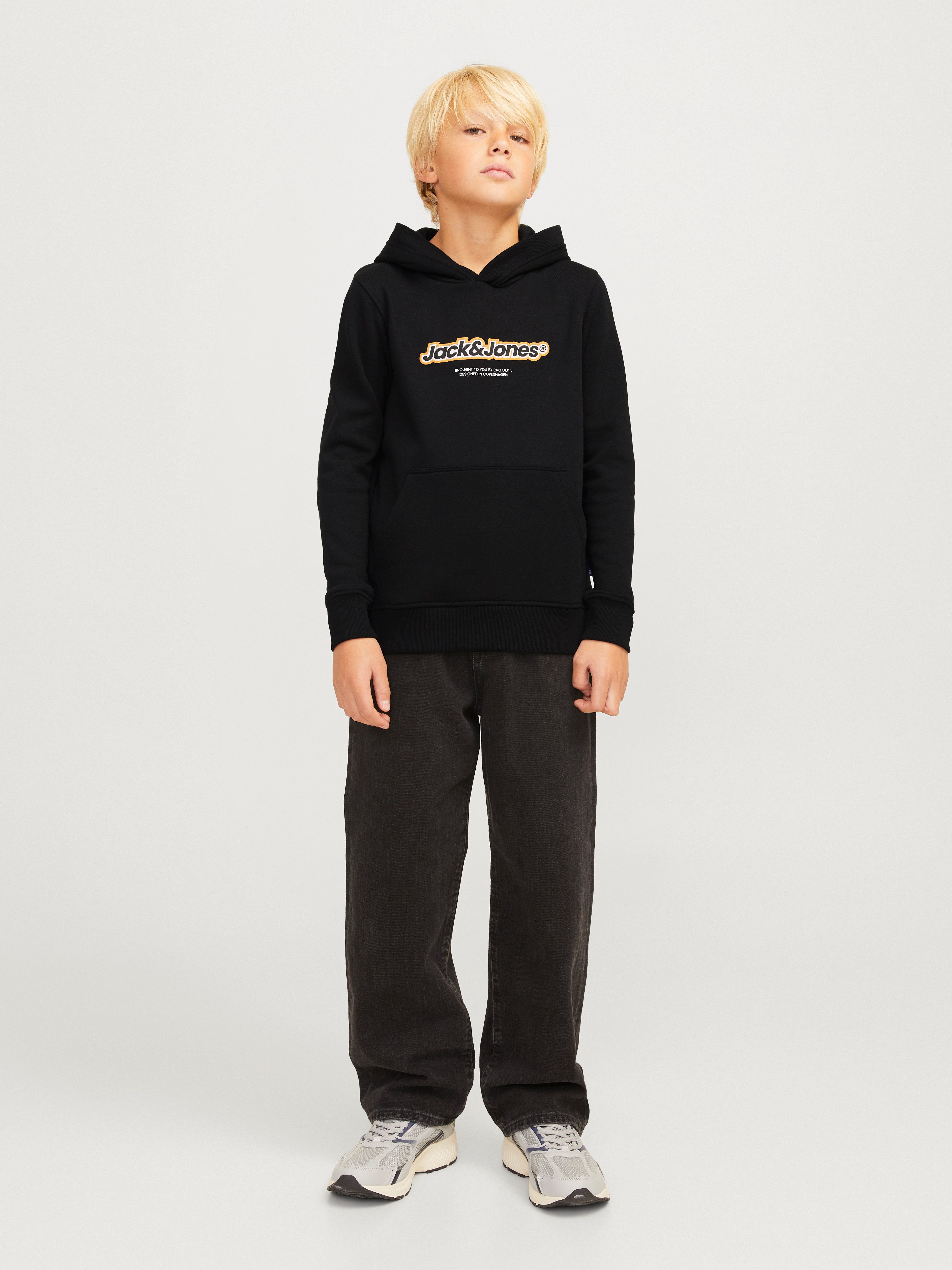 Jack & Jones Junior Hoodie JORVESTERBRO NEWTON BRNDG SWEAT BF JNR