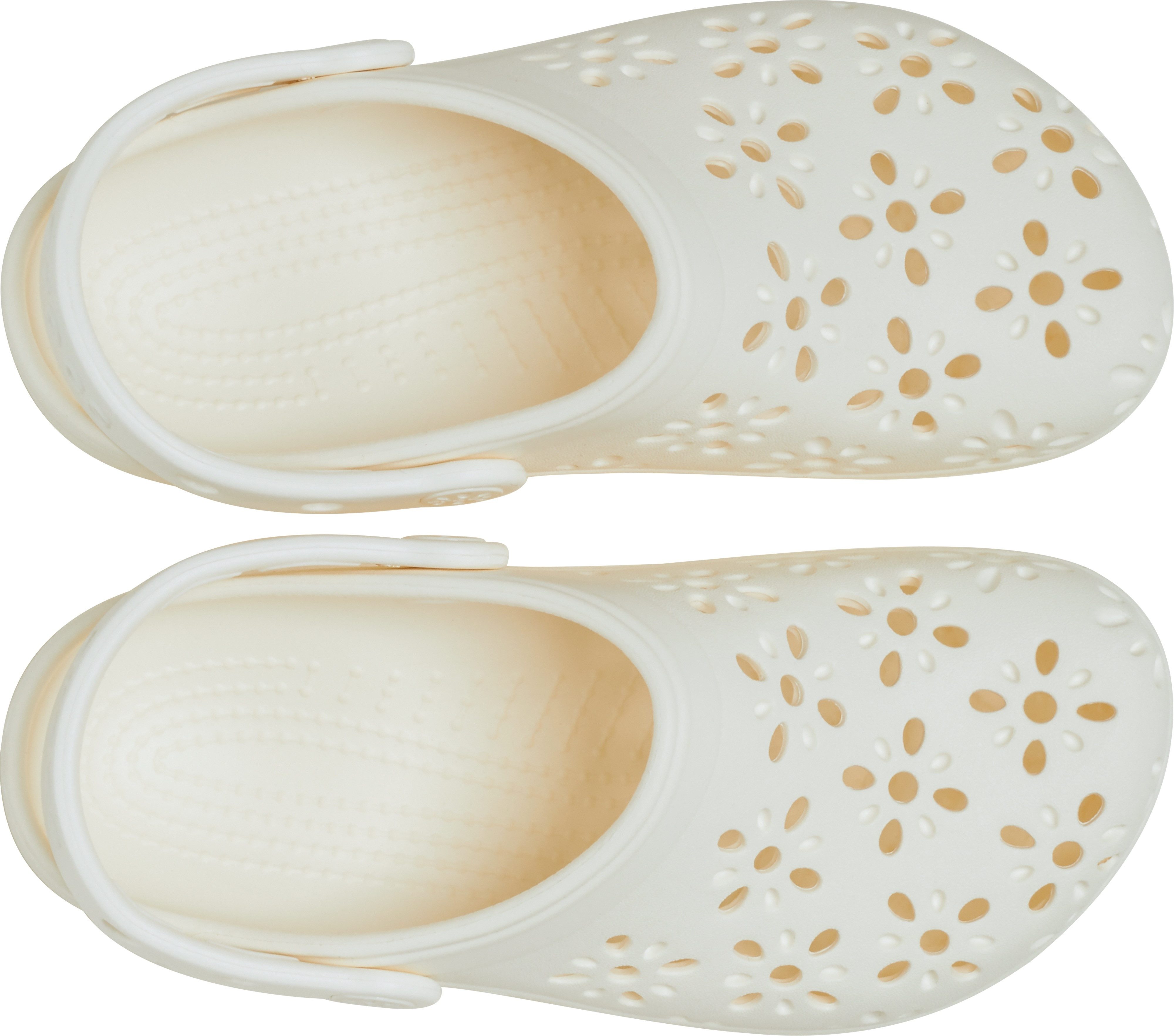 Crocs Clogs Classic Floral Cut Out Clog