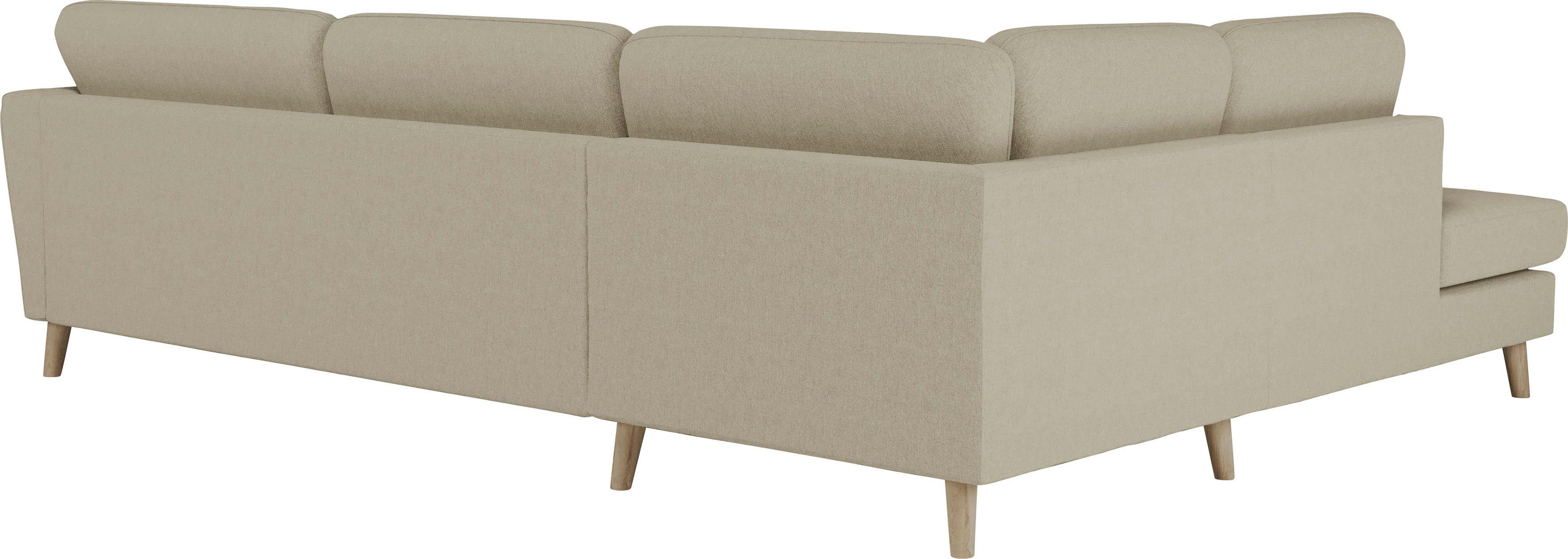 Home affaire Hoekbank MARSEILLE 278/202 cm, L-vorm, ottoman rechts/links, verschillende bekledingen
