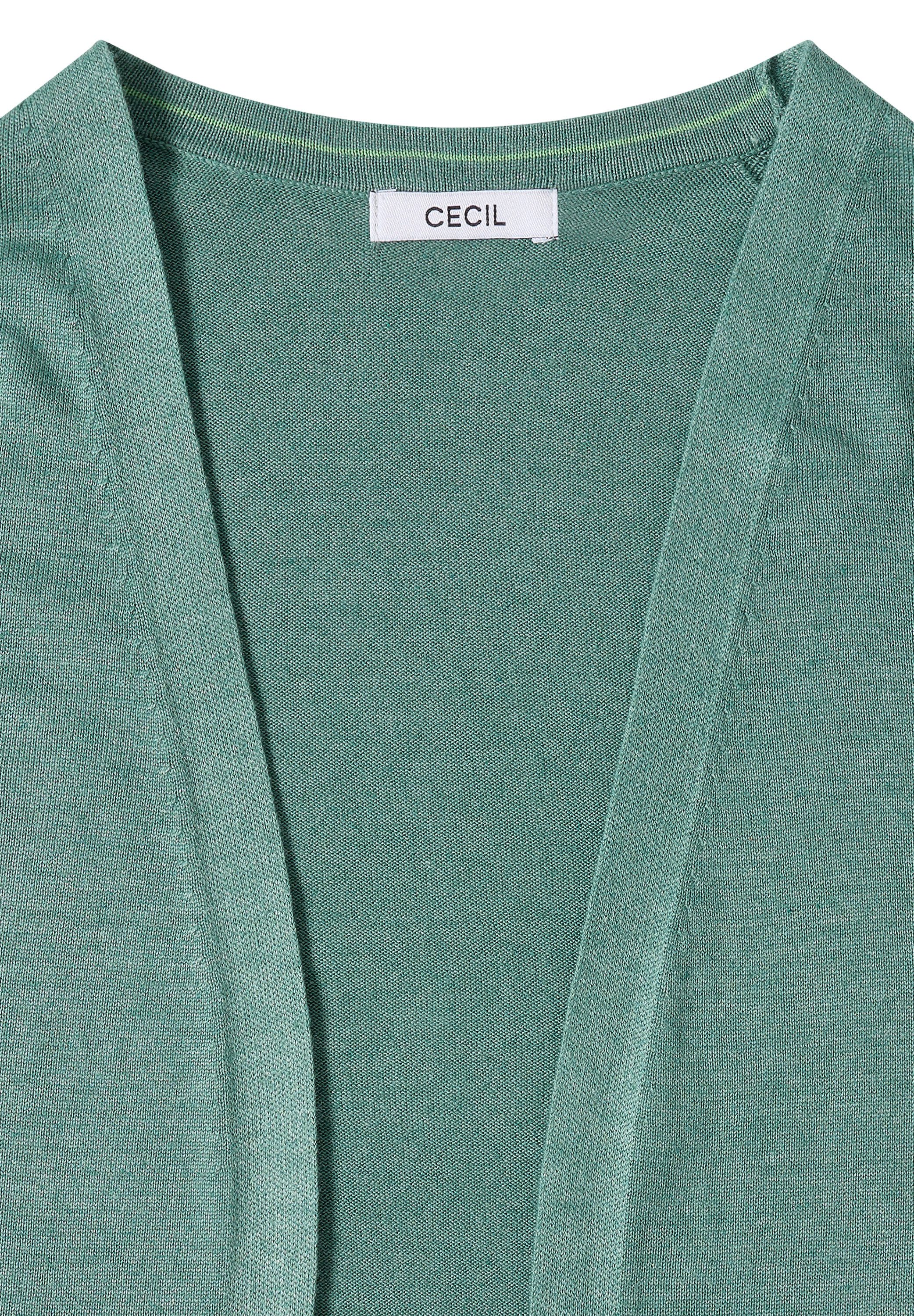 Cecil Lang vest zachte katoenmix