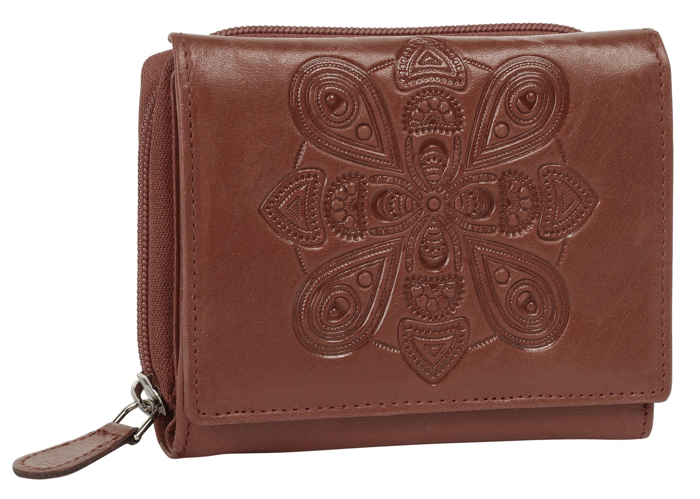 Bruno Banani Portemonnee Mandala echt leder