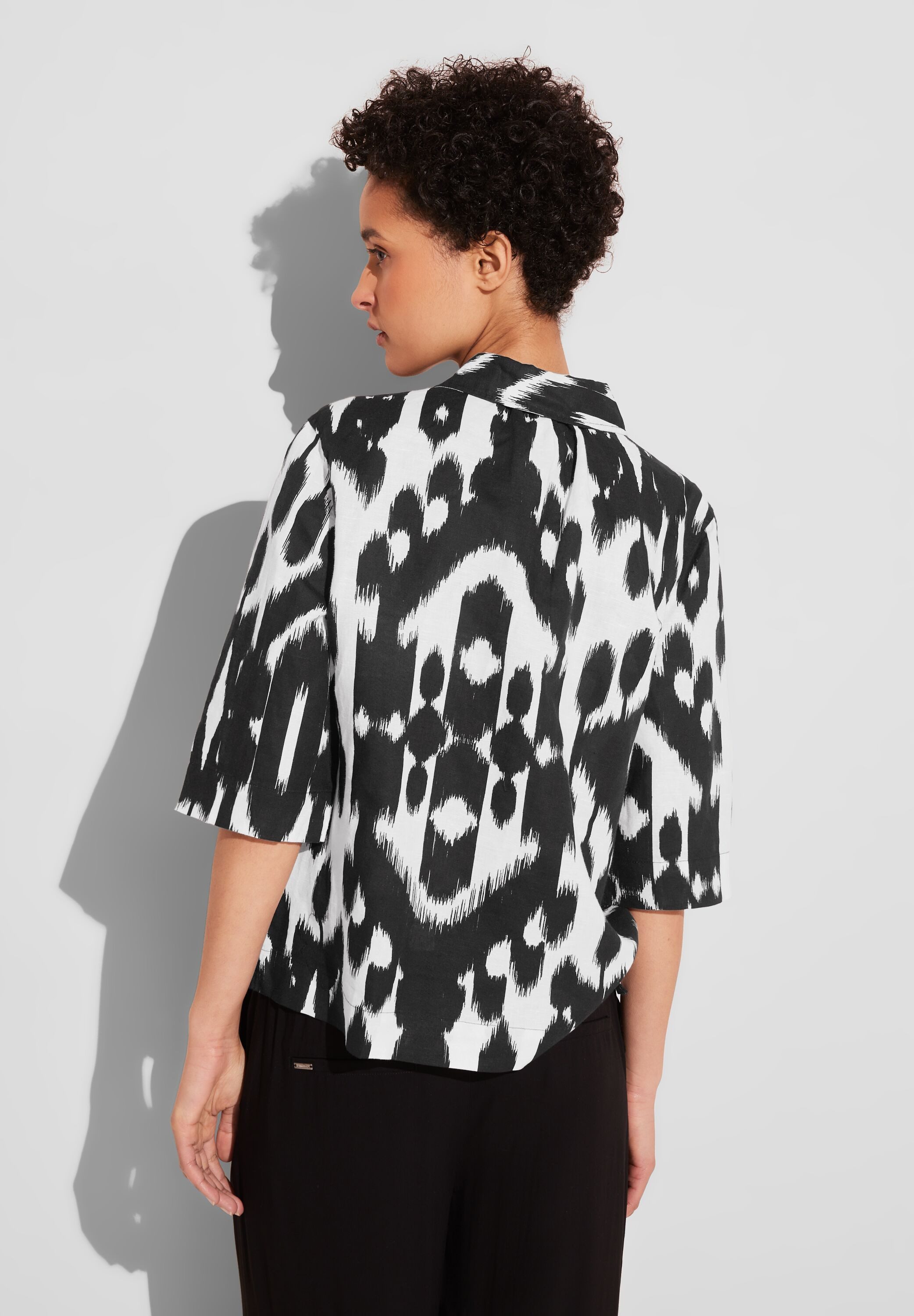 STREET ONE Overhemdblouse met print all-over