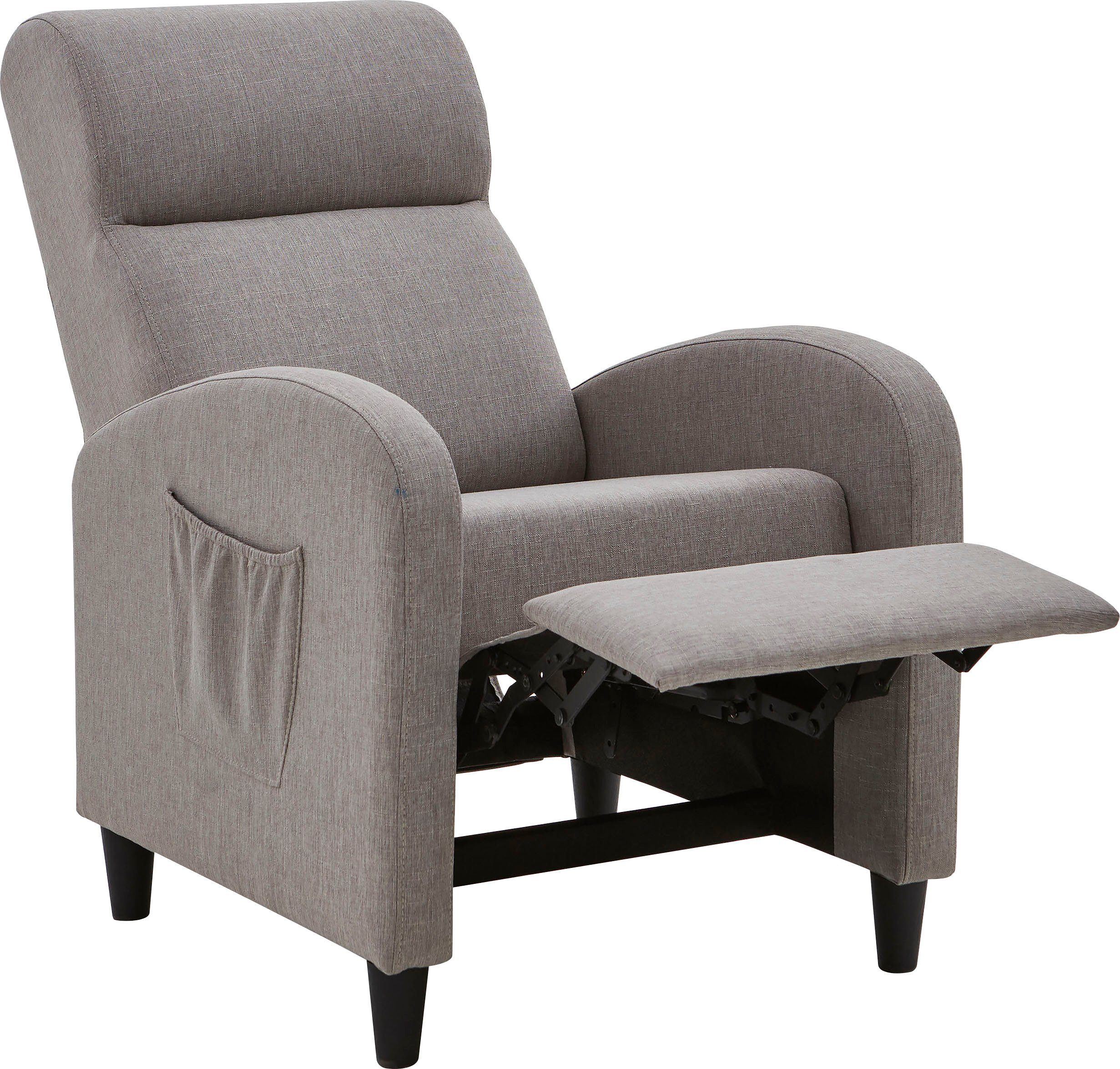 ATLANTIC home collection Relaxfauteuil Tom met relax- en slaapfunctie, onze altijd lage prijs