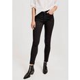 opus skinny fit jeans elma black in five-pocketsmodel zwart
