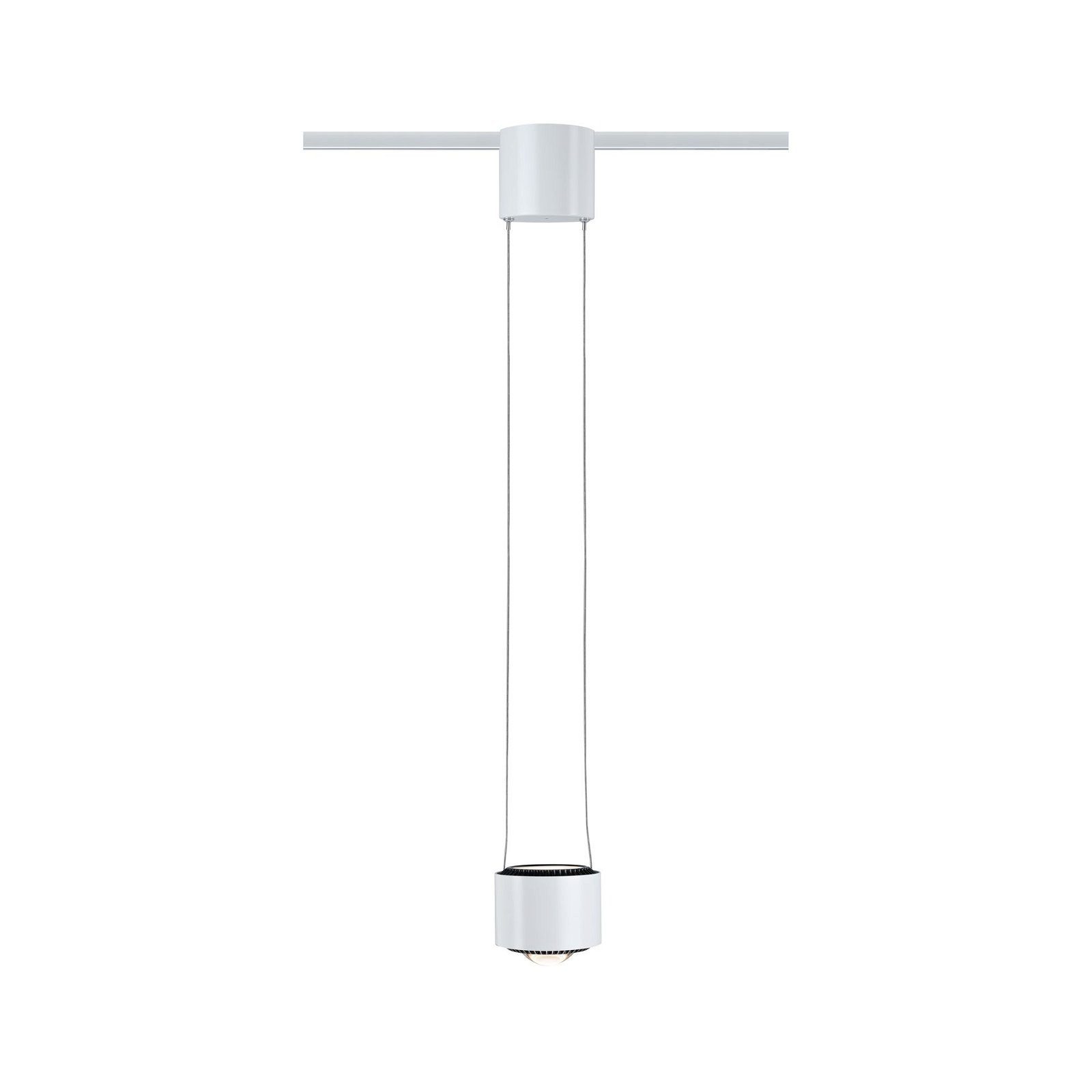 Paulmann Railsysteem-lampen URail Hanglamp Aldan 860lm/460lm 8,5W 2700K dimbaar 230V Wit (1-delig)