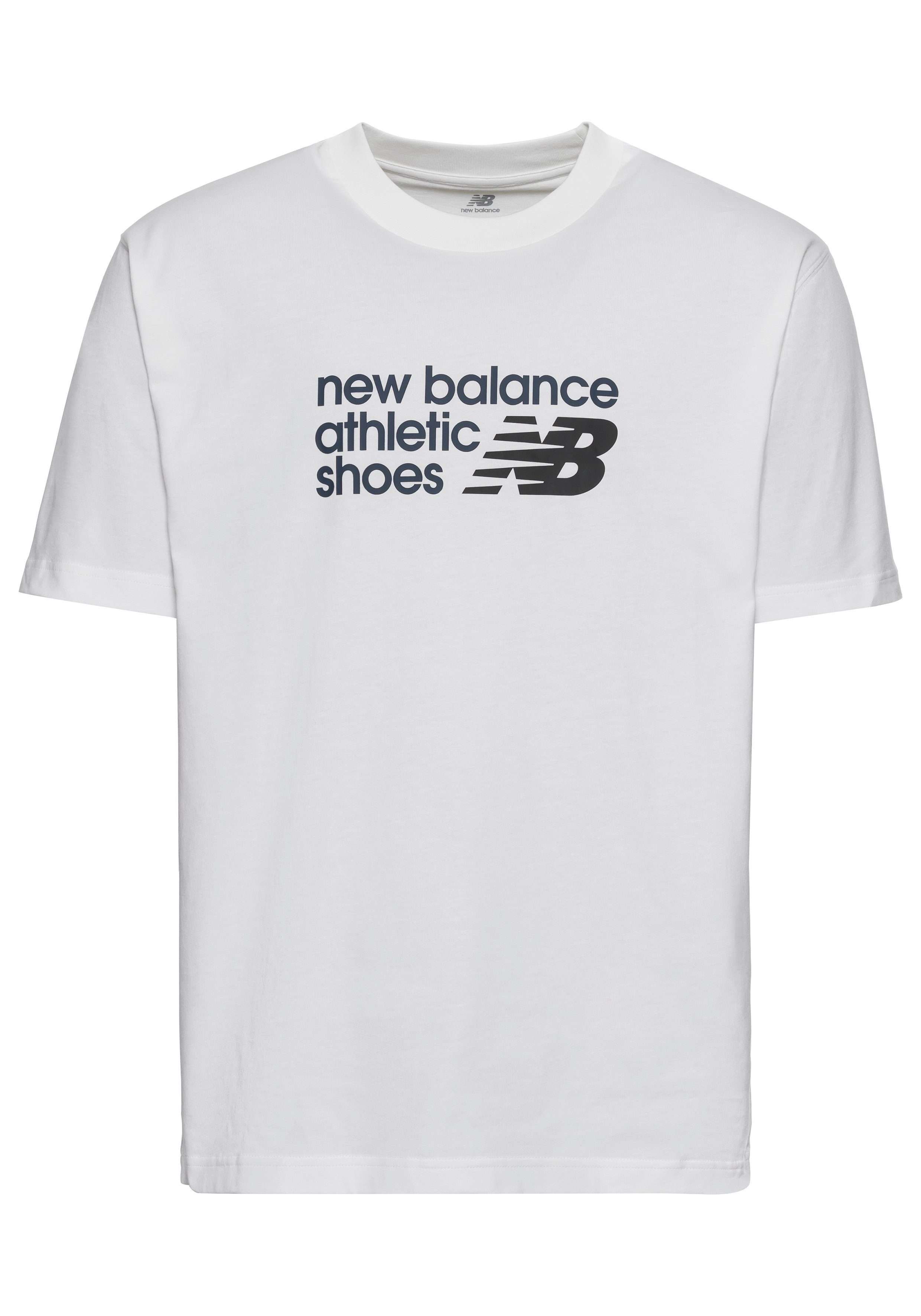 new balance t-shirt wit