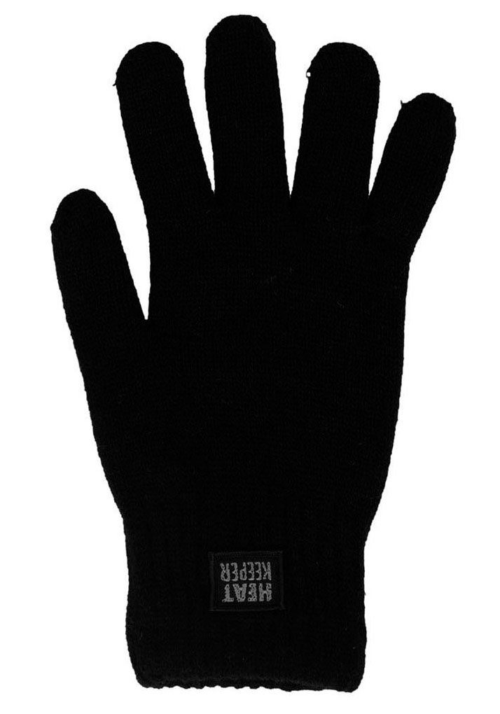 HEAT keeper Gebreide handschoenen Elastische manchetten, speciaal garen met hoge dichtheid, TOG 2.3