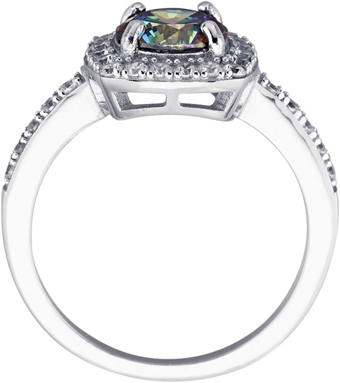 Firetti Ring Sieraad cadeau zilverkleur 925 damesring ring kussenvorm