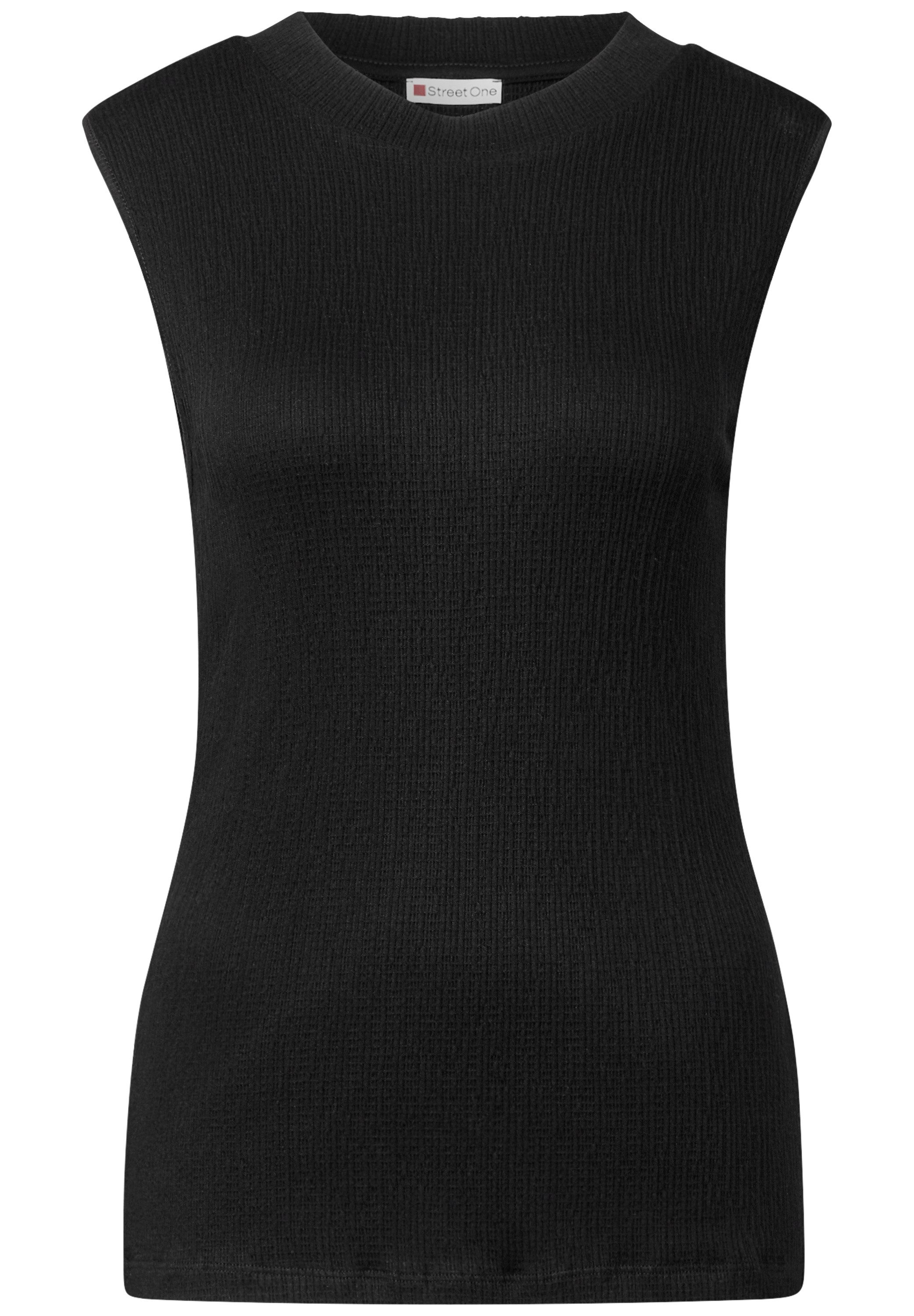 STREET ONE Tanktop met structuurmotief