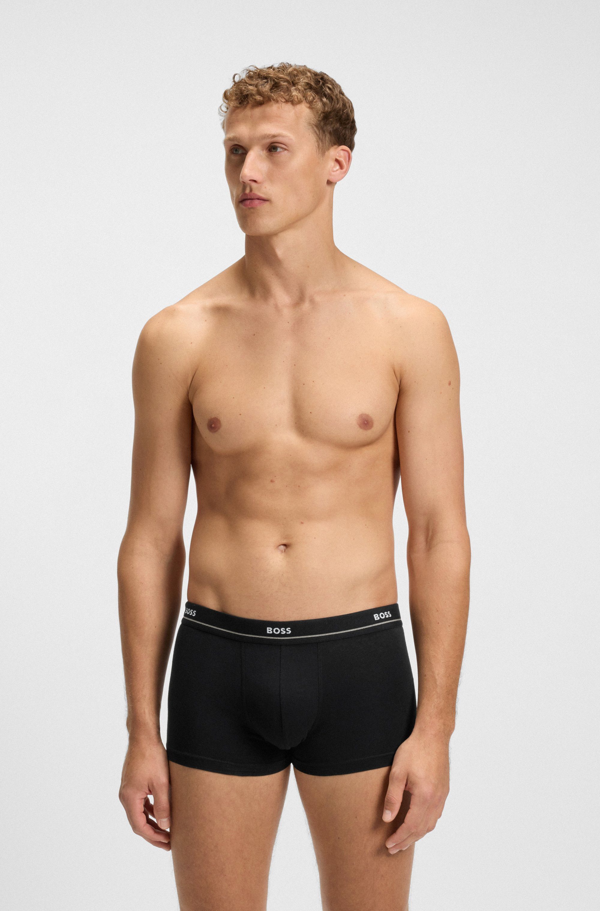 BOSS Trunk 5P Essential met elastische taille (set, 5 stuks, 5er)