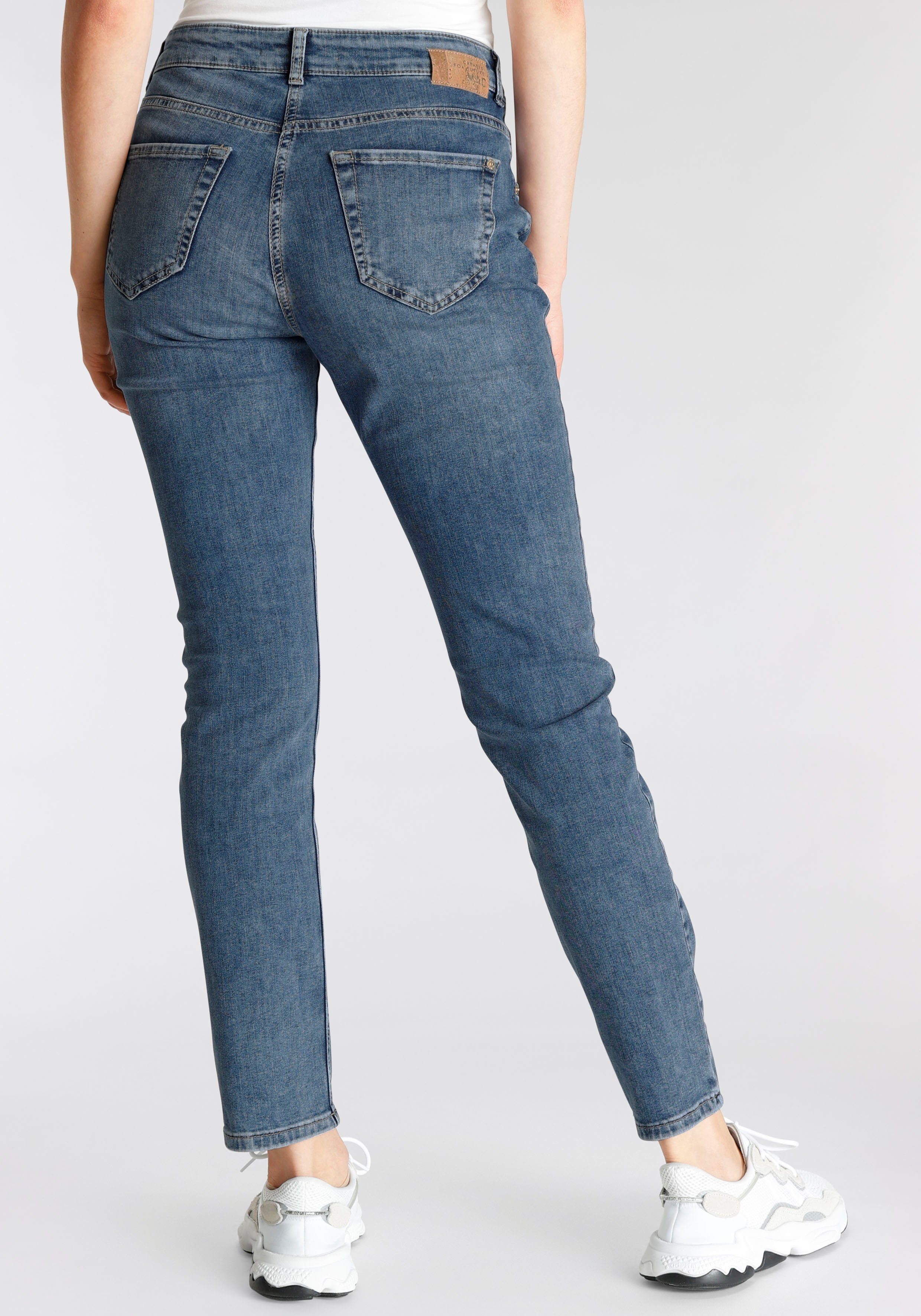 MAC Slim fit jeans Slim Destroyed Lichte moderne destroyed effecten