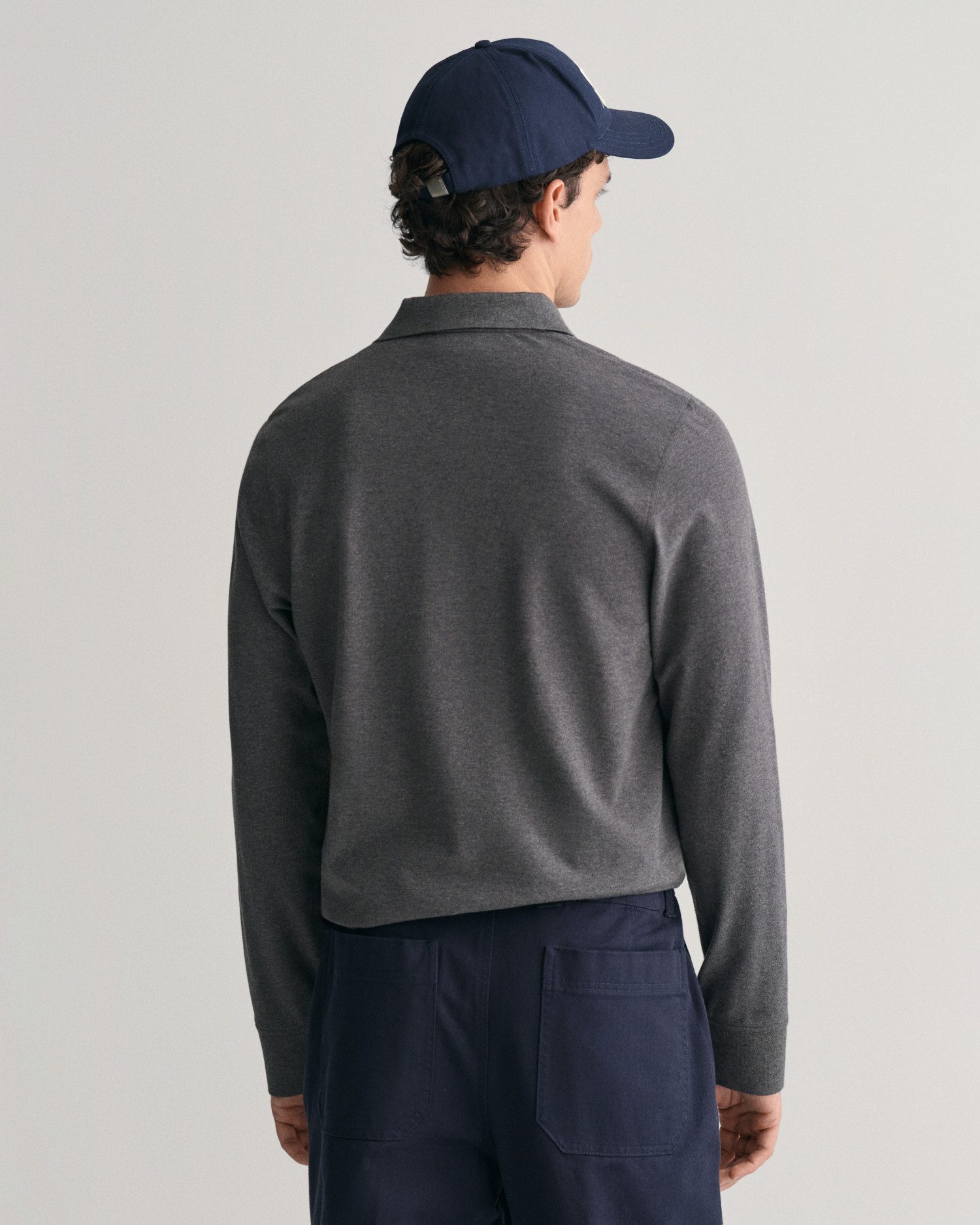 Gant Poloshirt REG CONTRAST PIQUE LS POLO met contrastkleurige inzetten