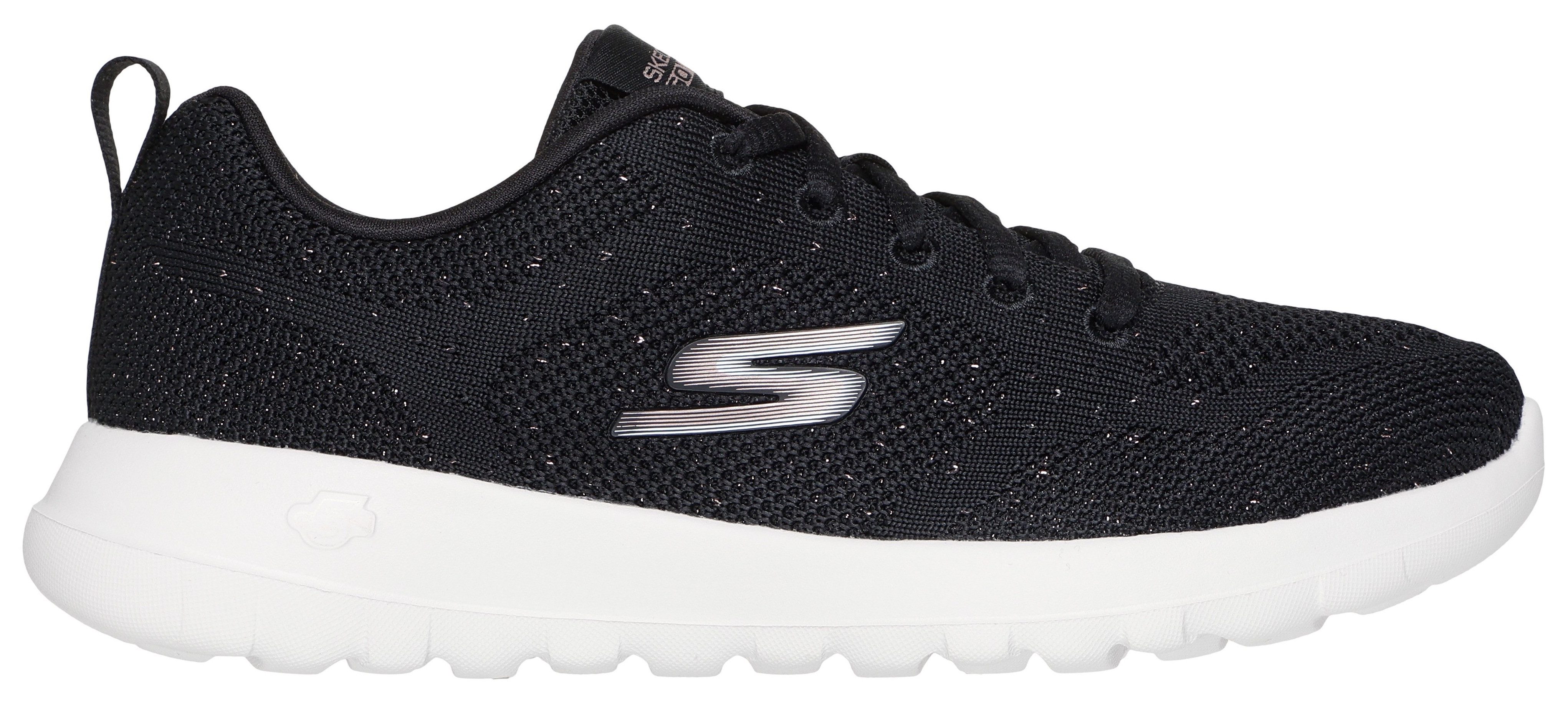 Skechers Sneakers GO WALK JOY-VIOLET , trainingsschoen, veterschoen met goga mat technologie