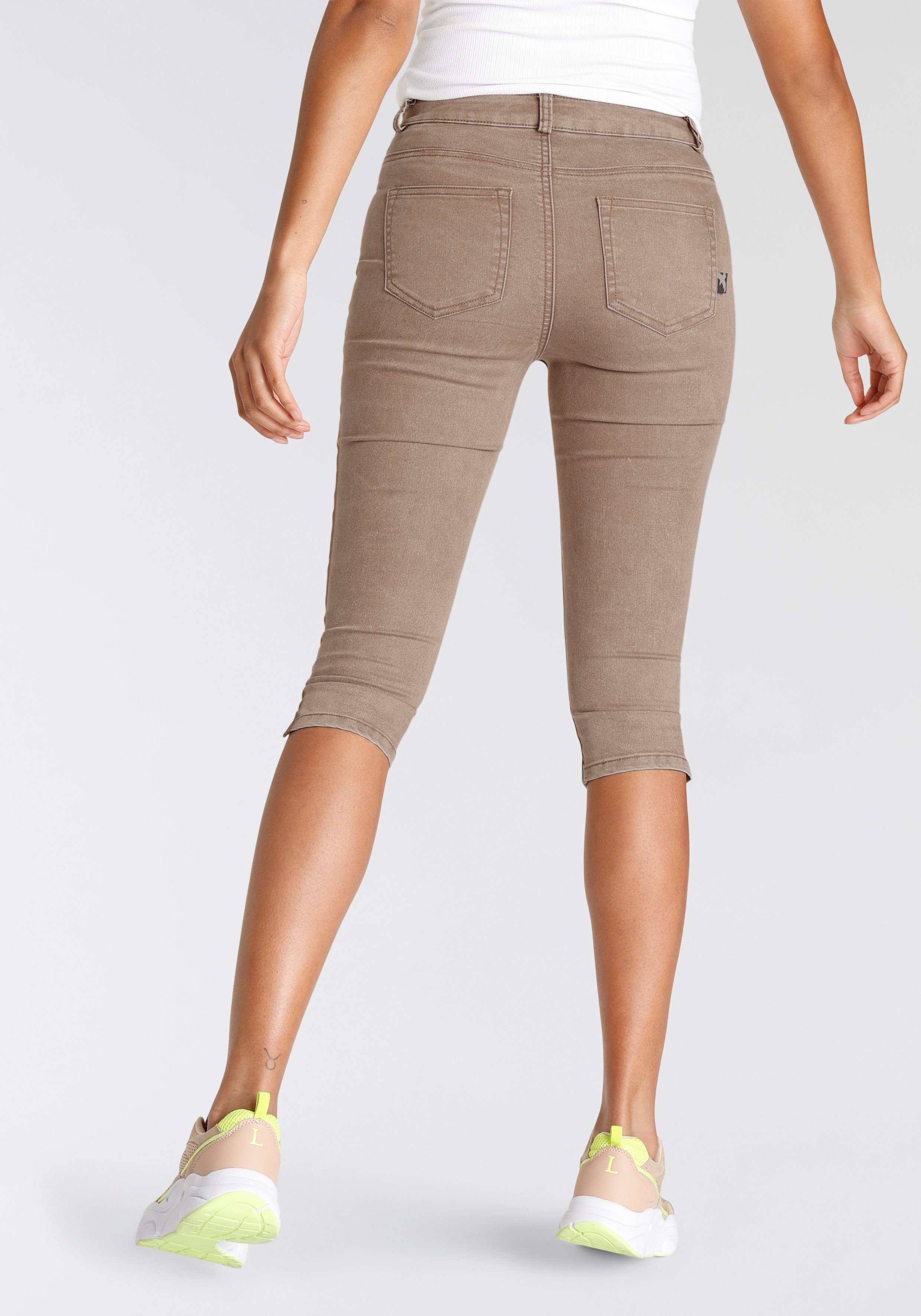 Arizona Capri jeans Ultra Stretch extra strakke pasvorm, knieomsluitende lengte, hoge taille