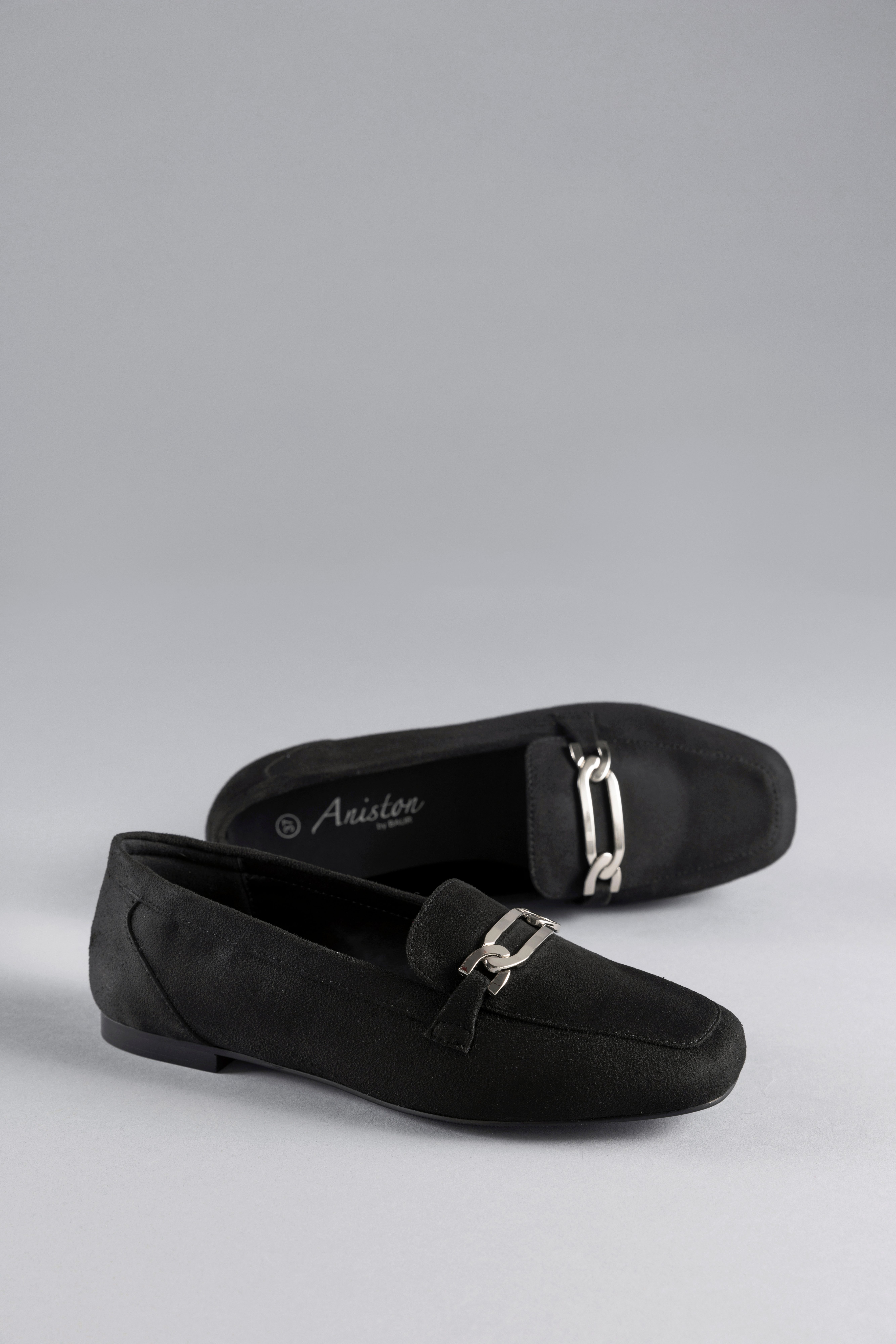 Aniston SHOES Loafers , slippers, instapschoen, flats, decoratieve gesp - nieuwe collectie
