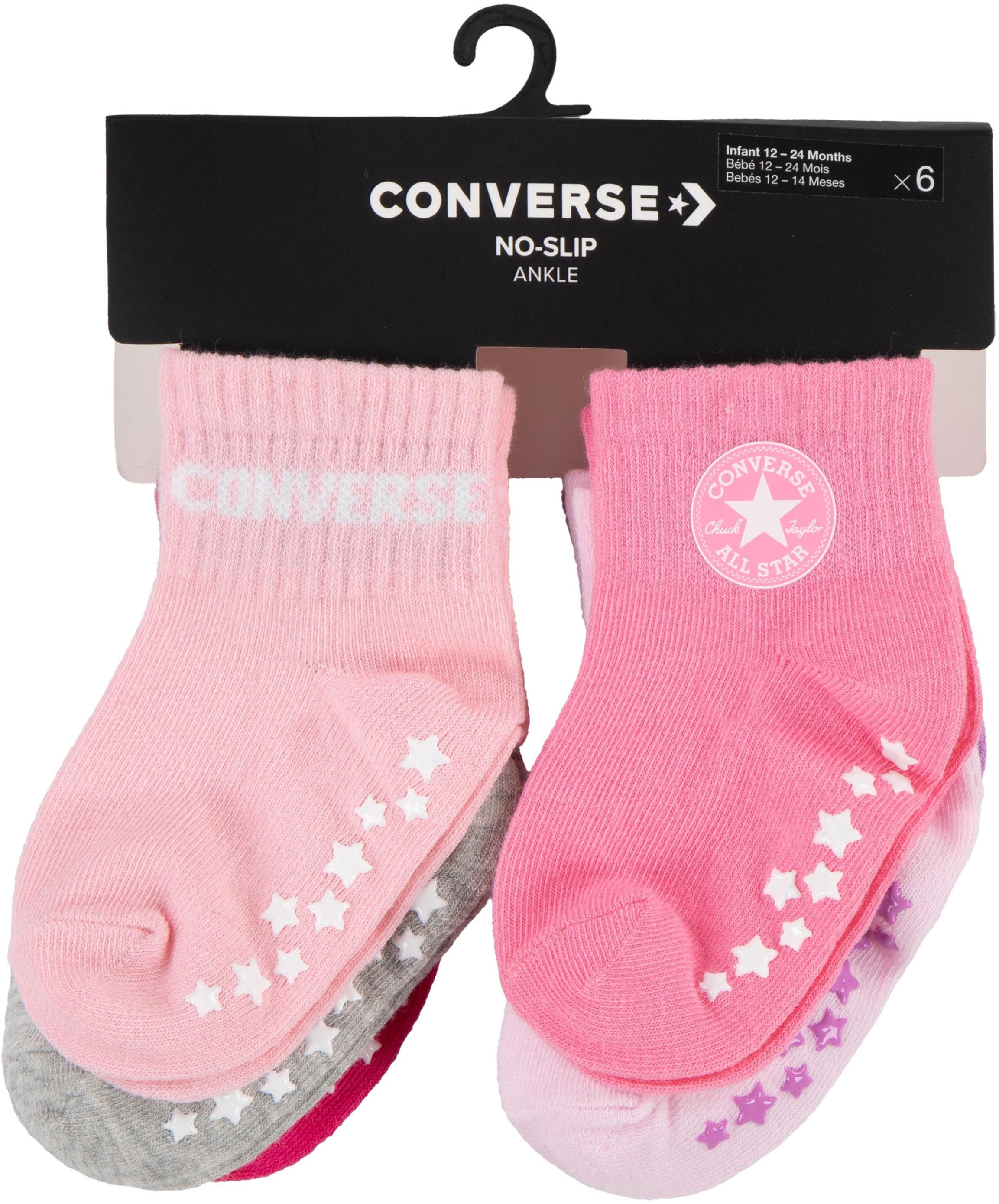 Converse ABS-sokken CHN CORE 6PK GRIP INF TOD SCKS (6 paar)