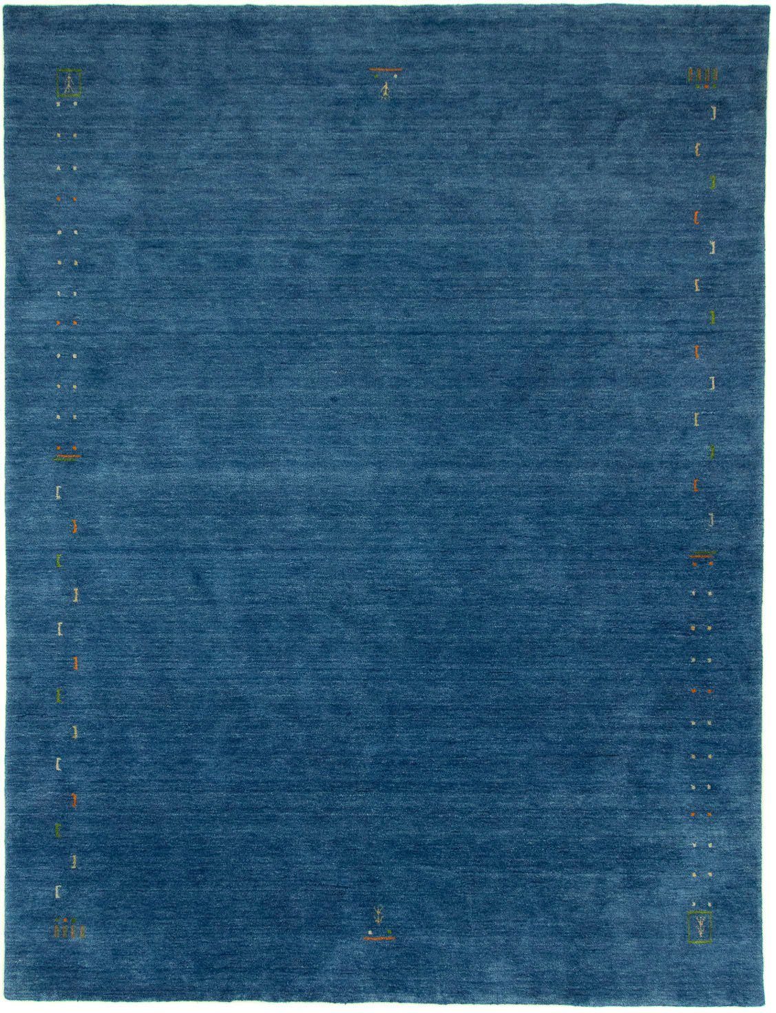 morgenland Wollen kleed GABBEH FEIN FENTH zuiver scheerwol veelkleurig randdessin, woonkamer