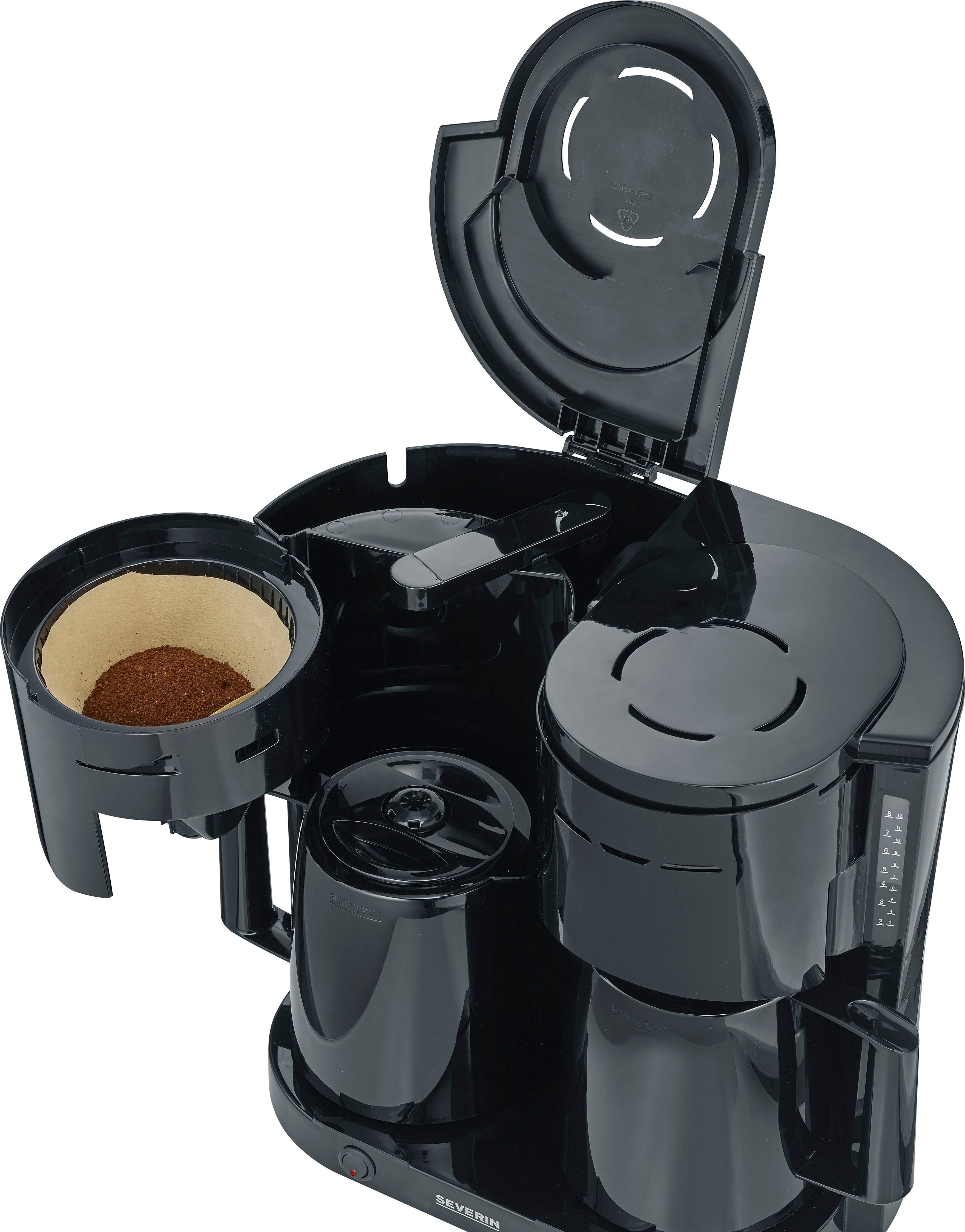 Severin Filterkoffieapparaat KA 9315 Duo, 1 l