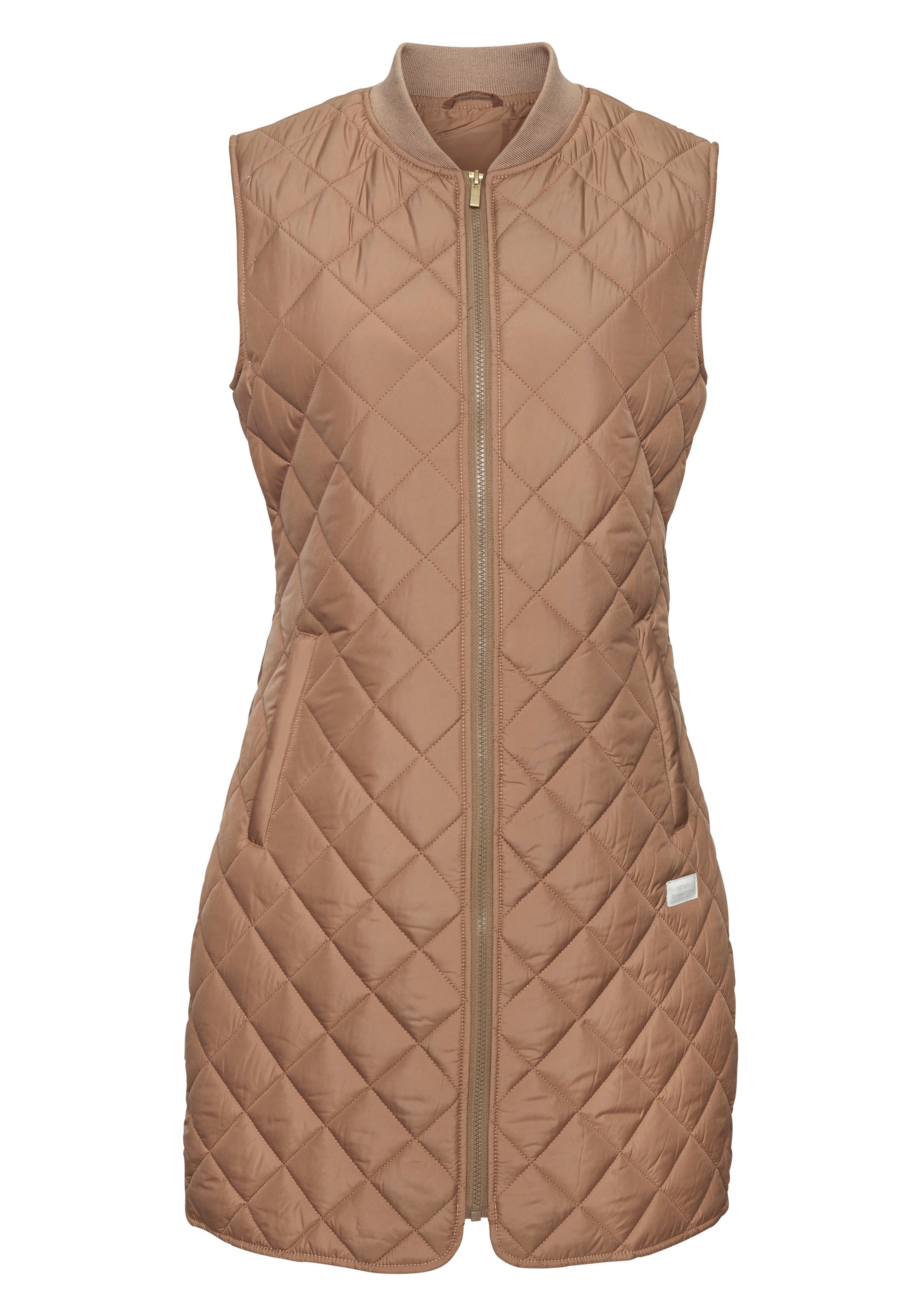 French Connection Lang gilet met breed gesneden schouders