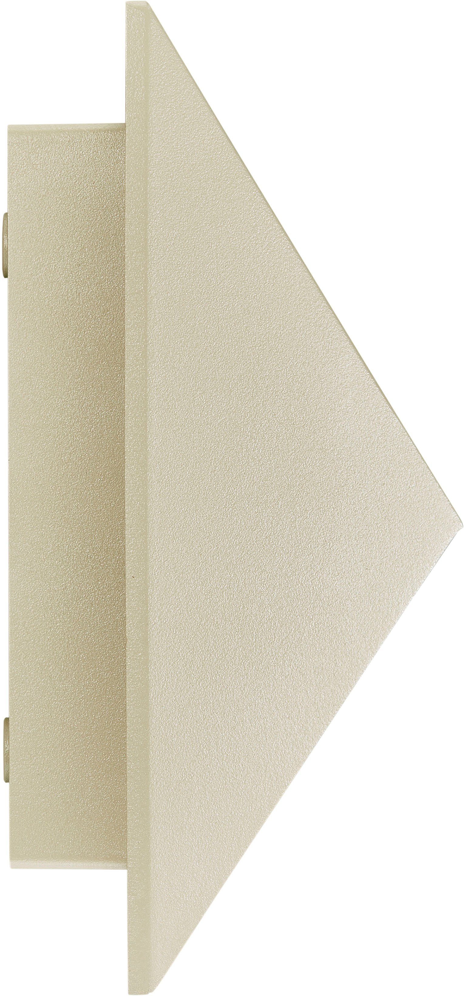 Nordlux Wandlamp voor buiten Pontio Architectonisch ontwerp, parallelschakeling mogelijk, elegante compacte afm (1 stuk)