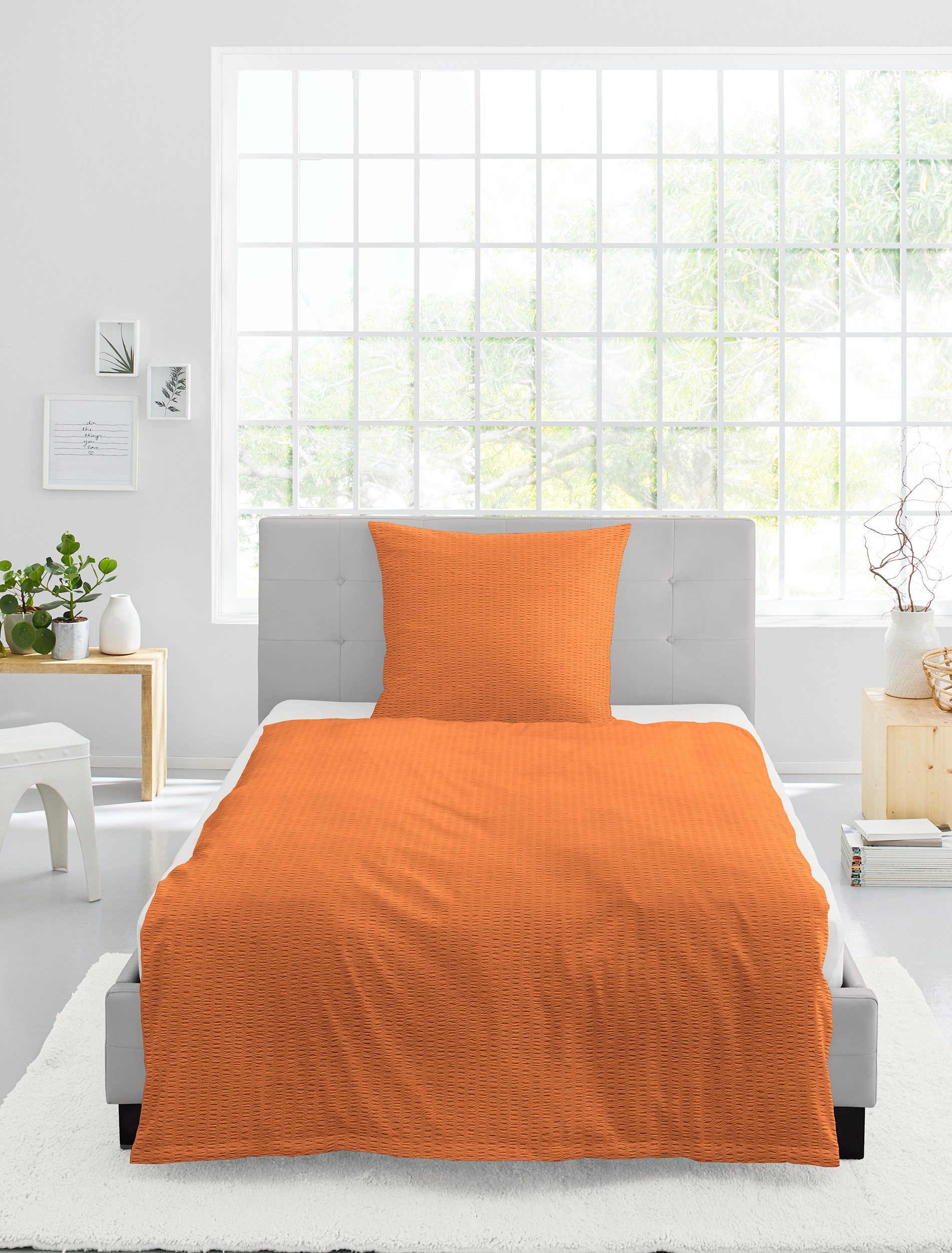 BIERBAUM Overtrekset Chic uni Stijlvol unidesign: Modern en elegant voor elke slaapkamer