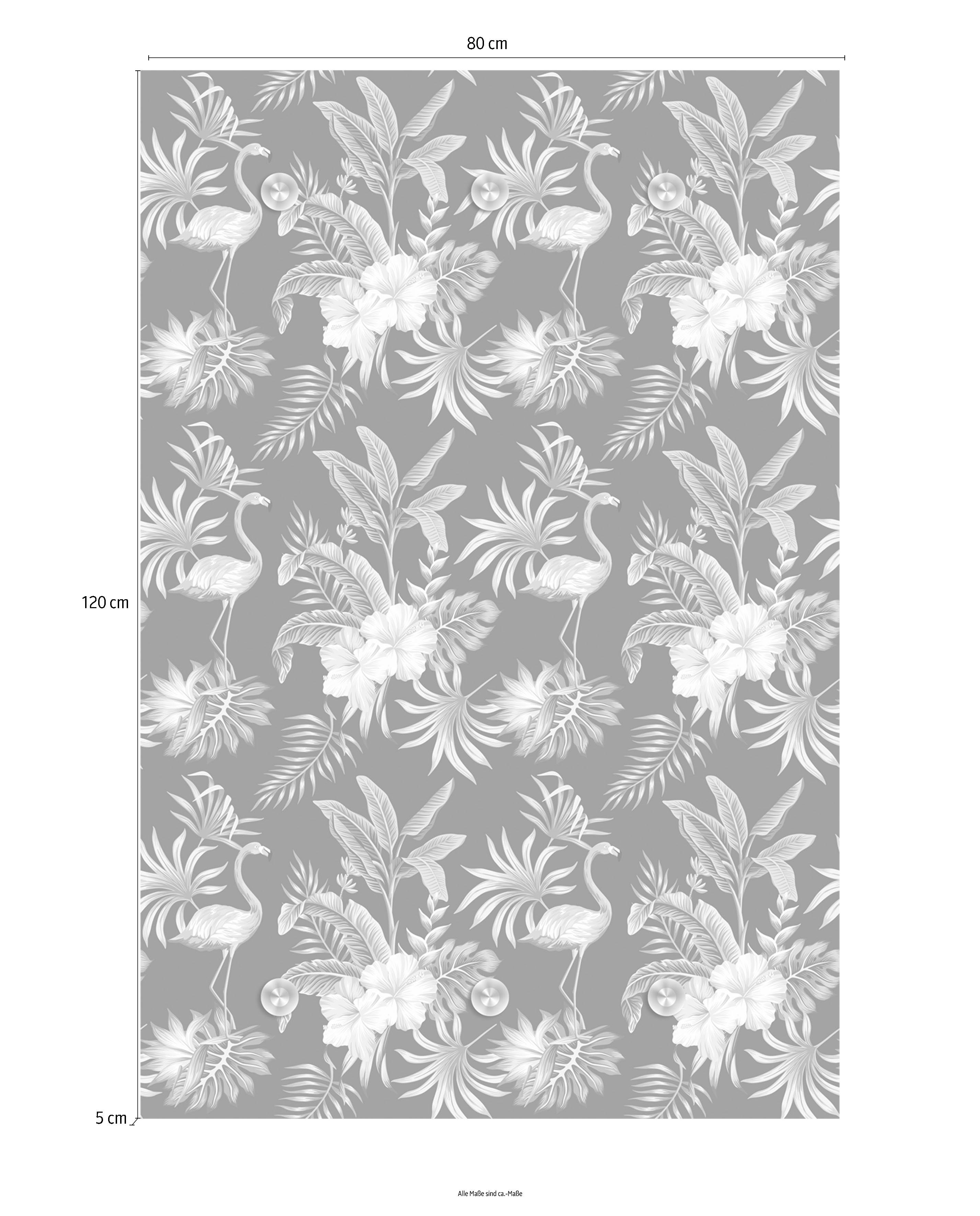 queence Kapstok Flamingo's met 6 haken, 80 x 120 cm