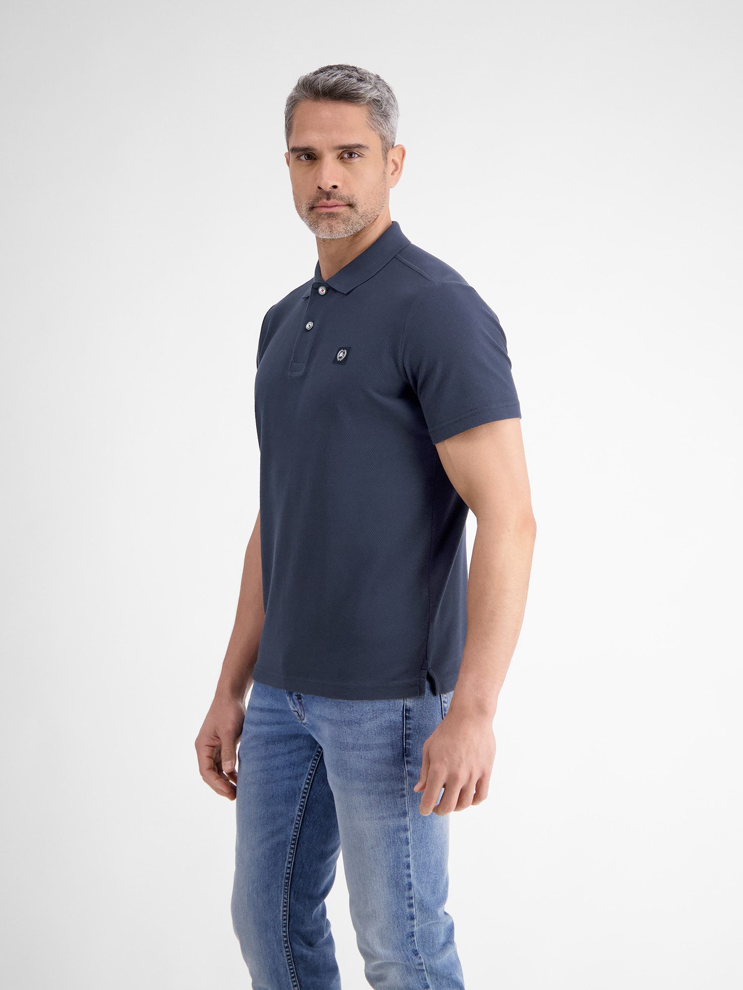 Lerros Poloshirt LERROS Poloshirt in zachte wafelpiqué kwaliteit