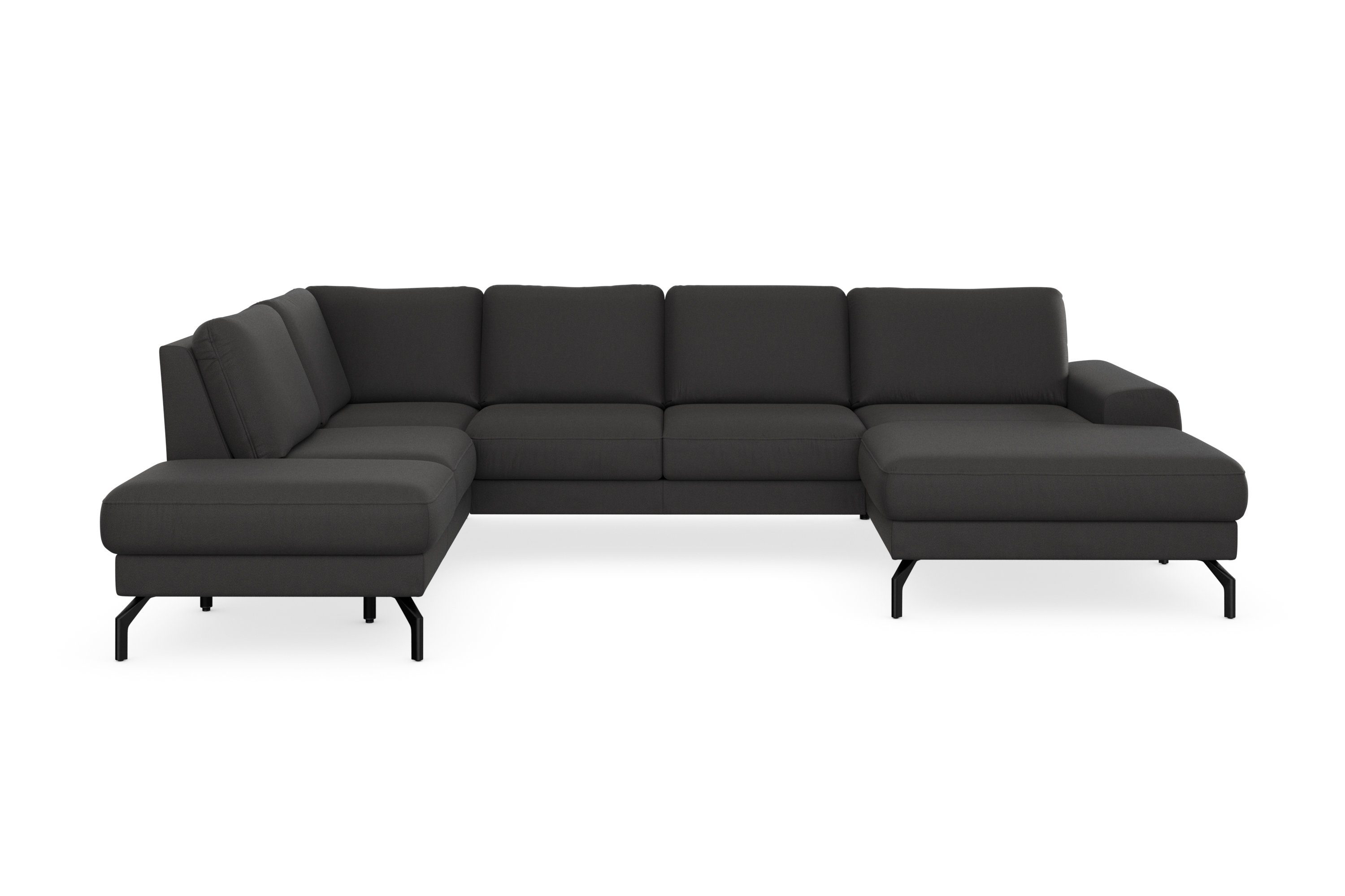 sit&more Zithoek Cinturo U-vorm inclusief zitdiepteverstelling en binnenvering, zithoogte 48 cm