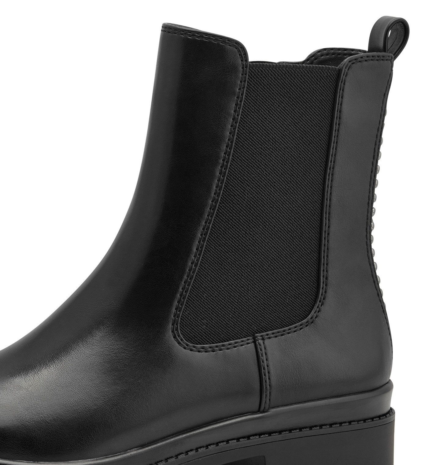 Tamaris Chelsea-boots blokhak, business schoen, enkellaars met comfortabele stretch-inzet