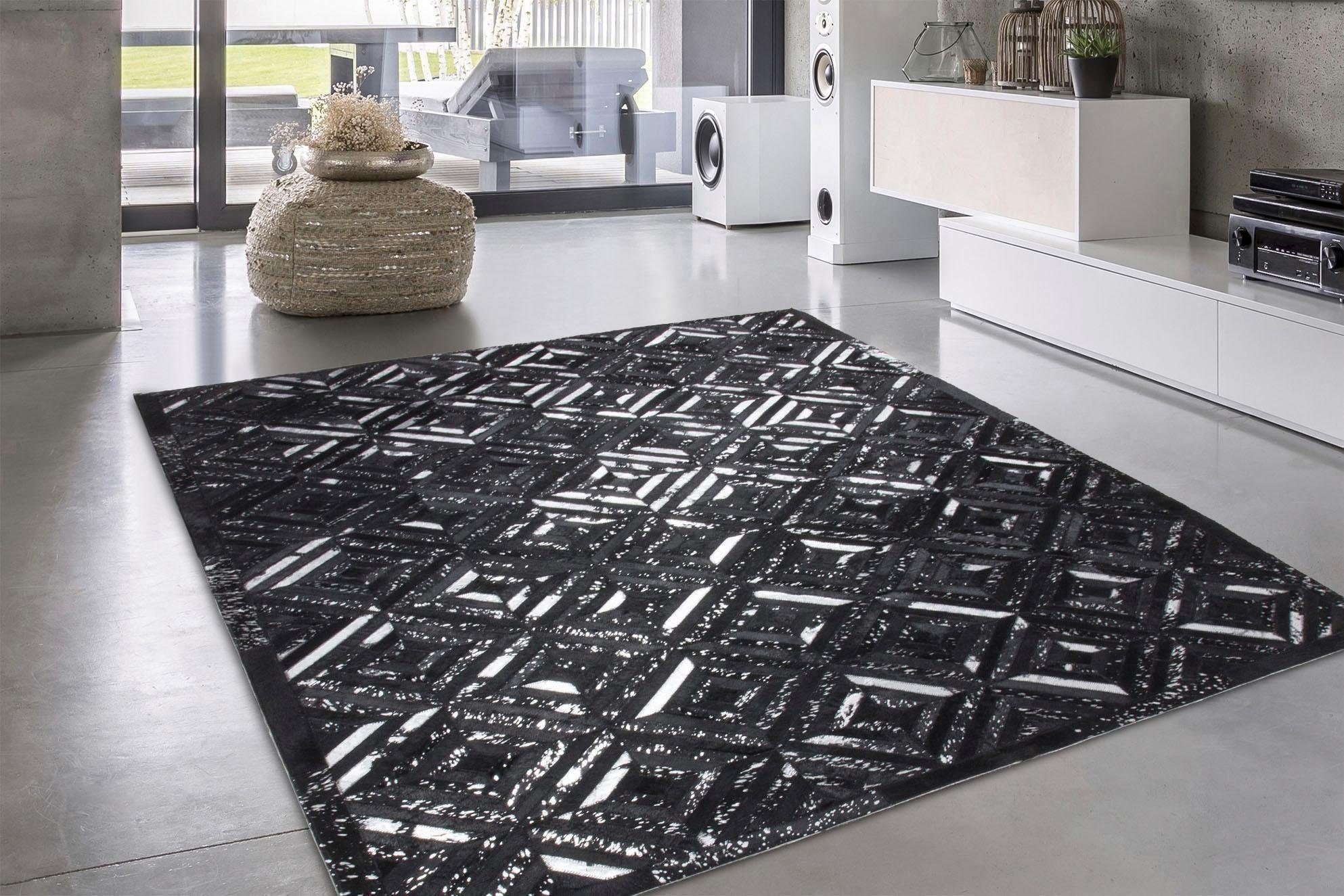 calo-deluxe Vachtvloerkleed Scarllet 410 echte runderhuid, woonkamer