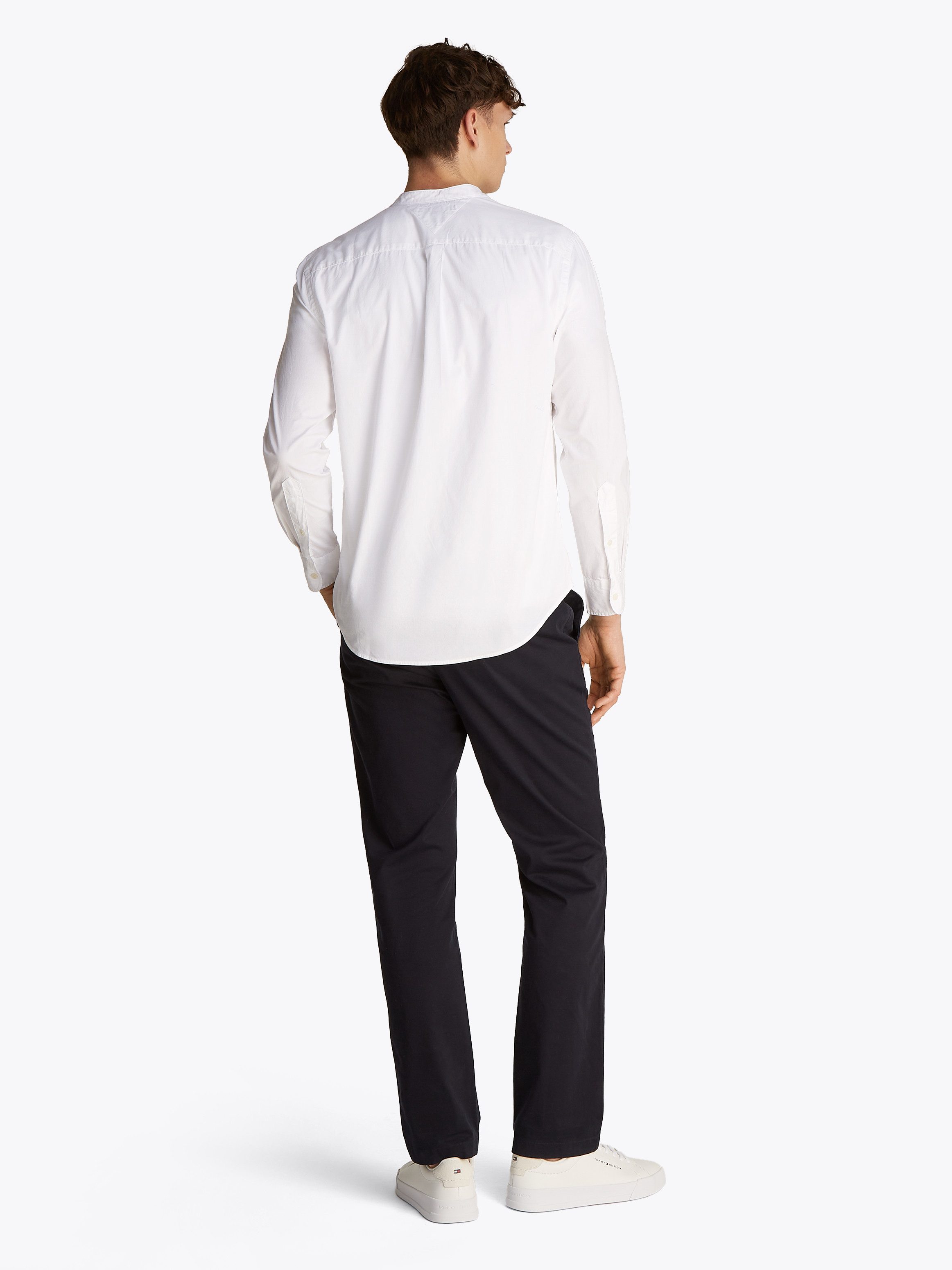 Tommy Hilfiger Overhemd met lange mouwen FLEX POPLIN SOLID MAO RF SHIRT
