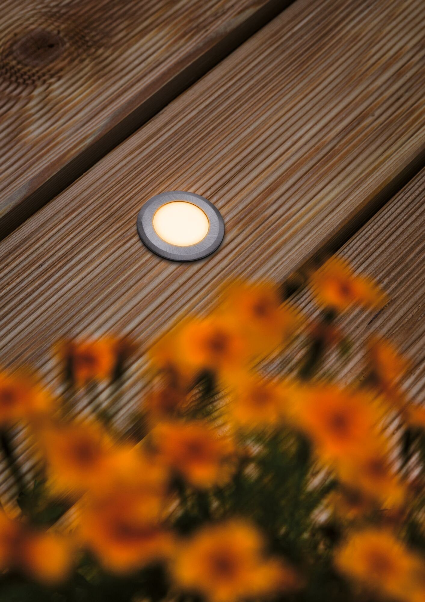 Paulmann Ledinbouwlamp IP65 rond 50mm 2200K 2,2W 60lm 230V Alu Kunststof, Metaal (1 stuk)