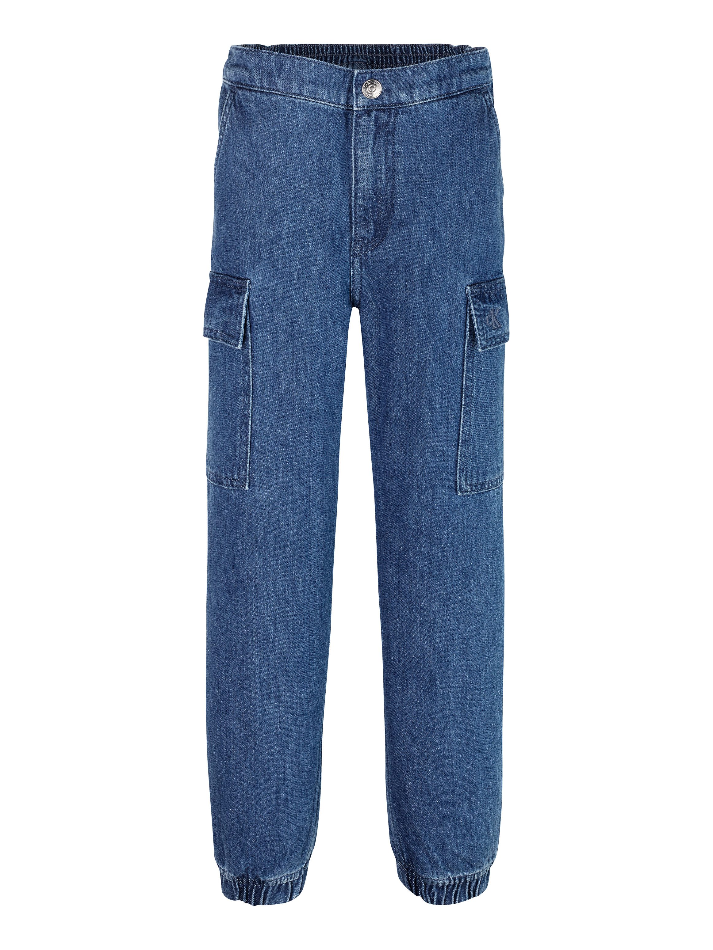 Calvin Klein Joggingbroek VIBRANT BLUE DENIM JOGGER