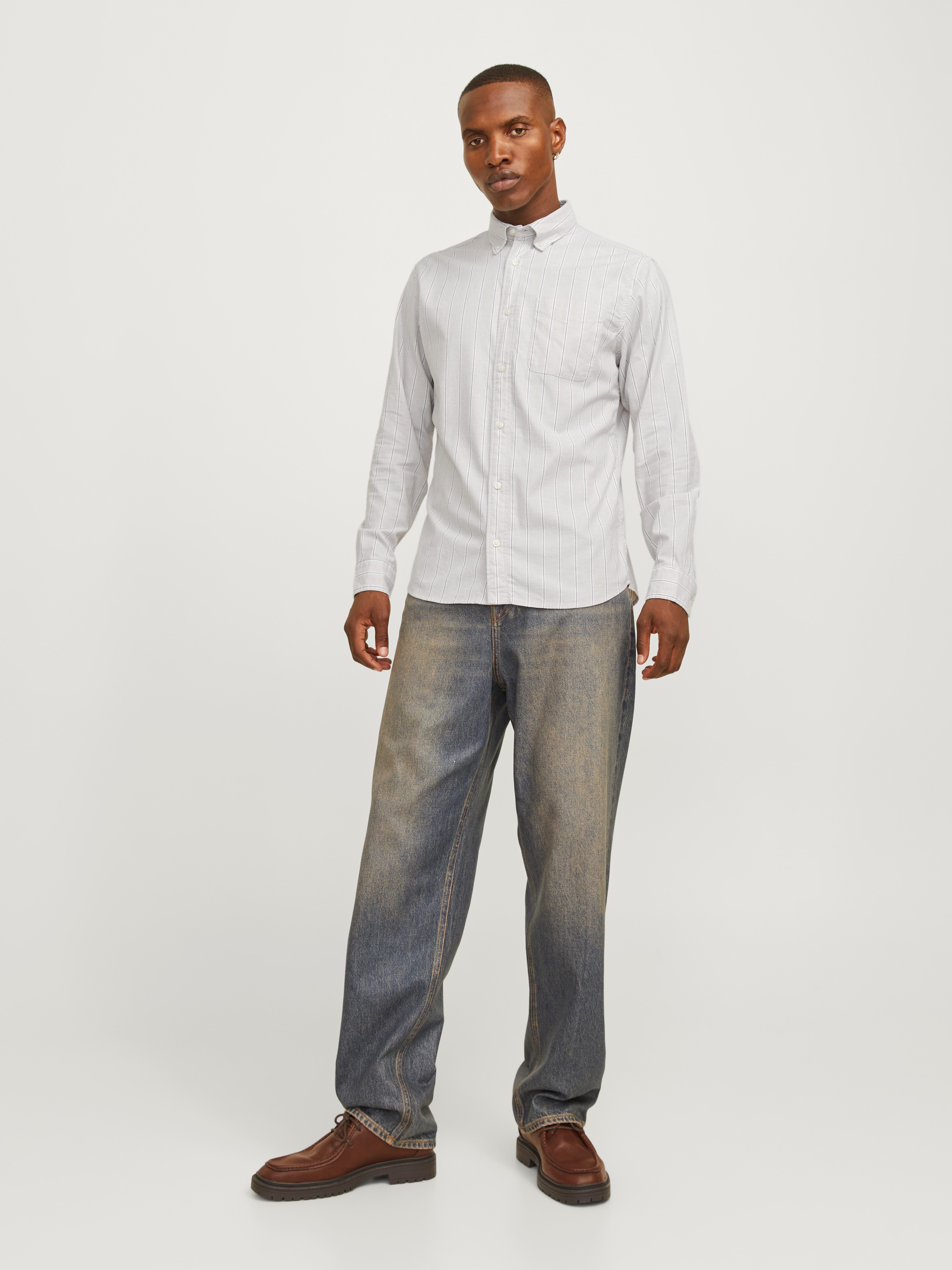 Jack & Jones Overhemd met lange mouwen JPRBROOK OXFORD SHIRT L S NOOS
