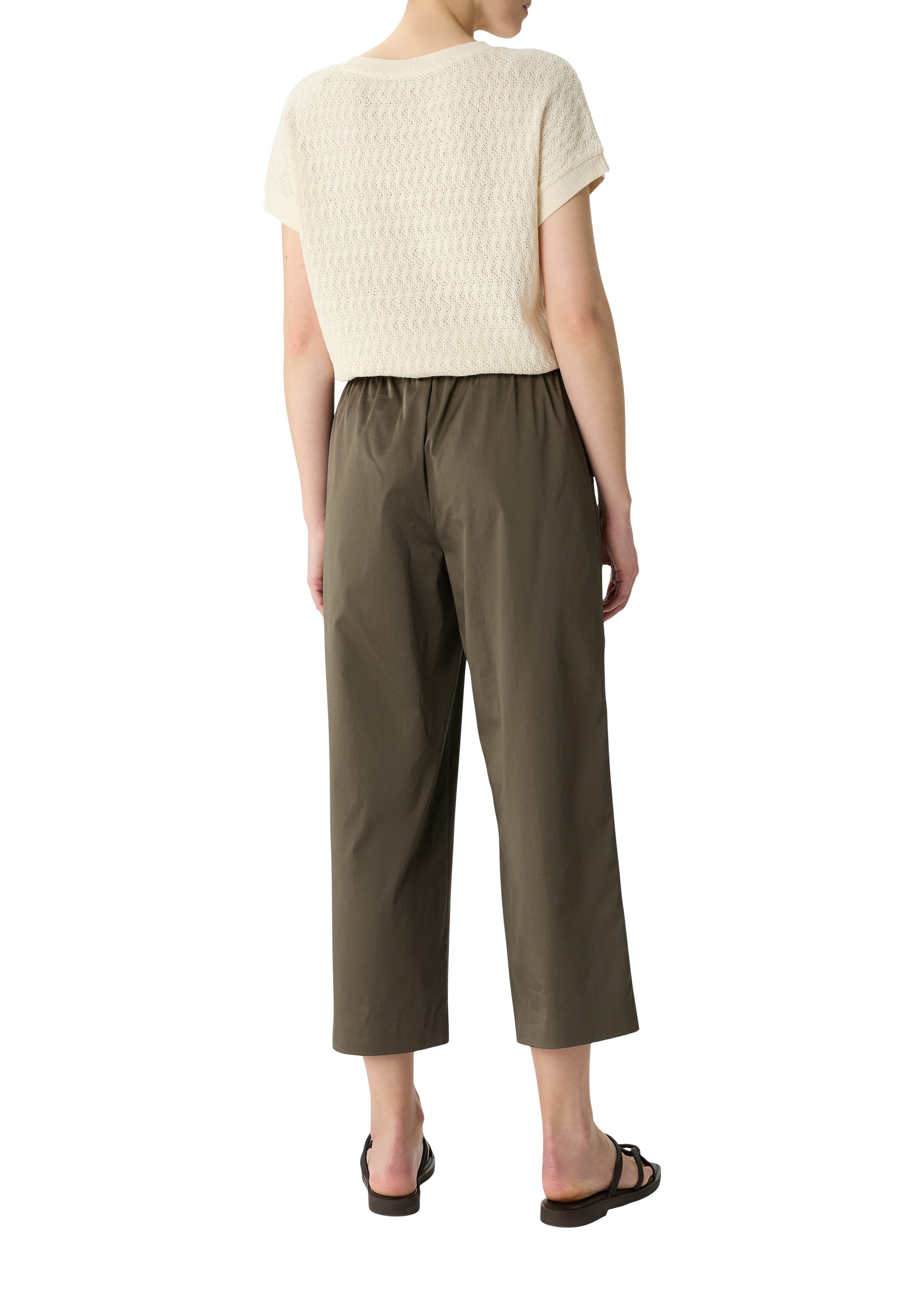 Comma T-shirt in tricot-look