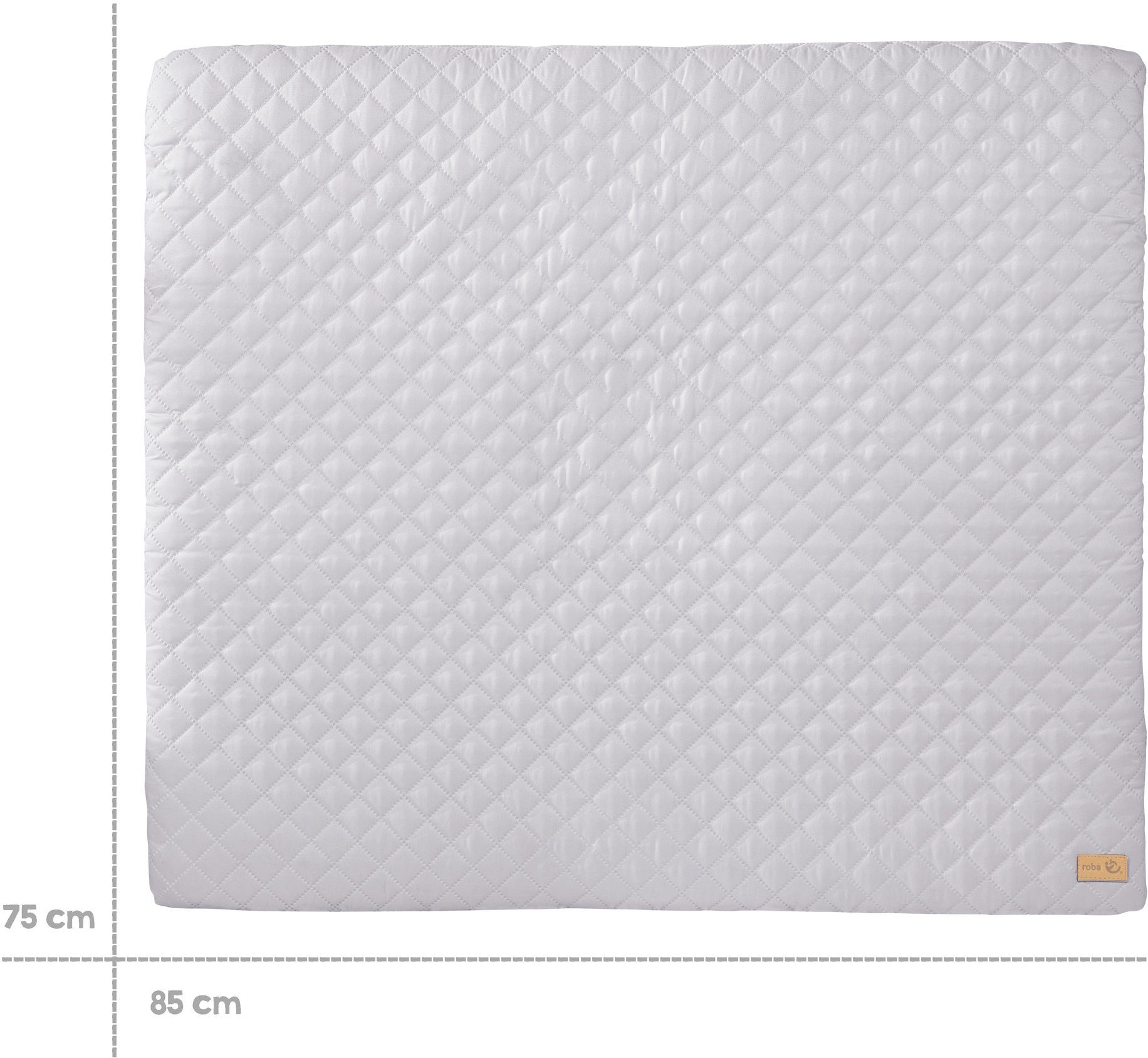 Roba® Aankleedkussen Soft, stijl, zilvergrijs