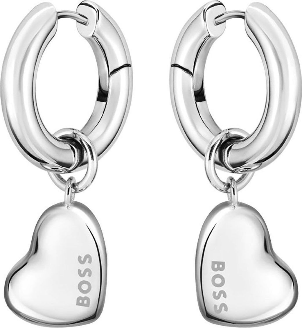 Boss Paar creolen HONEY LOVE, Herz, 1580640, 1580641