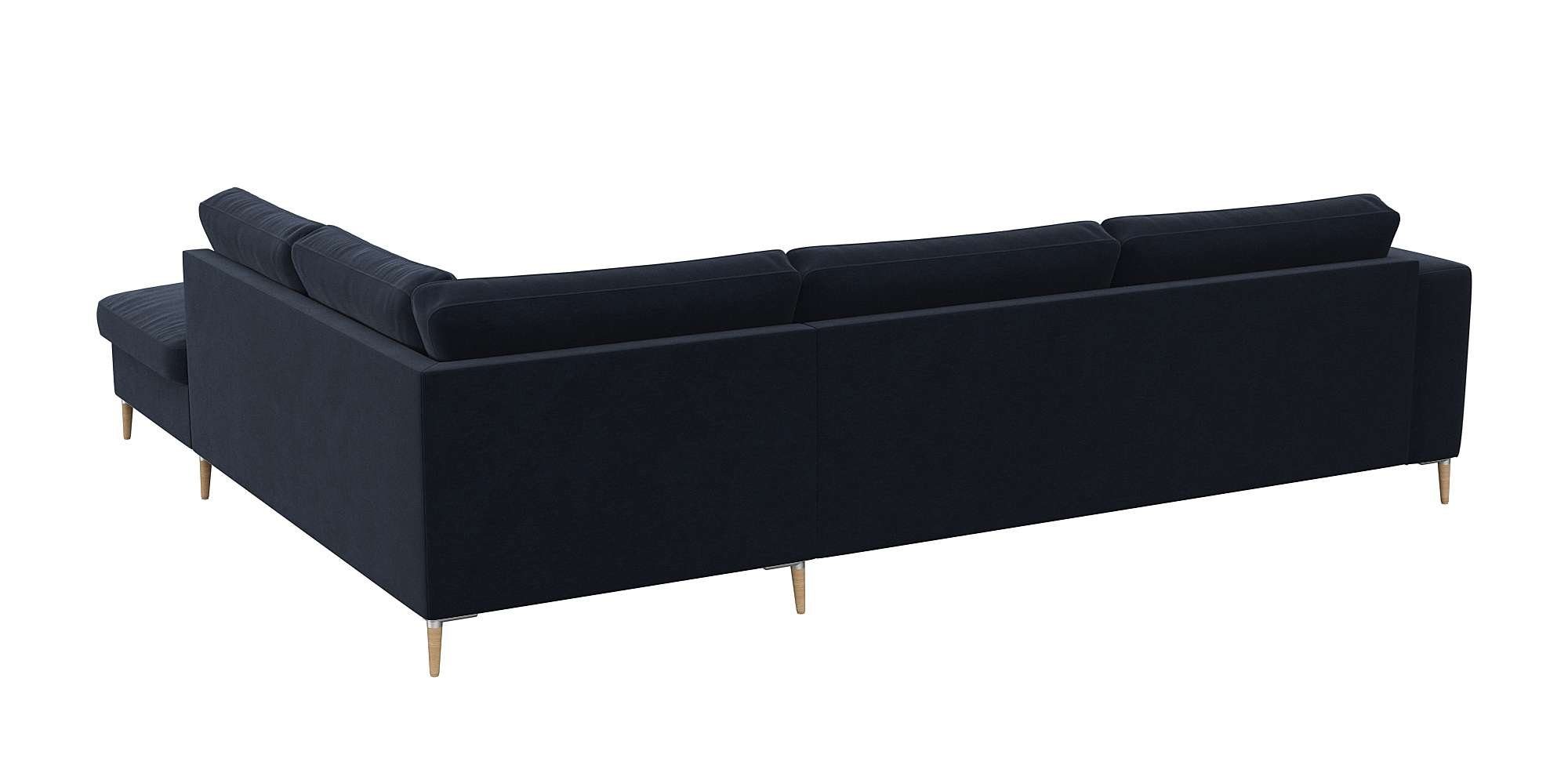 FLEXLUX Hoekbank Fiore, zitconstructie met hoogwaardig koudschuim voor meer zitcomfort