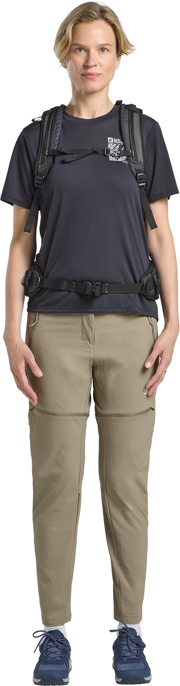 Jack Wolfskin Afritsbroek HIKEOUT ZIP AWAY PANTS W