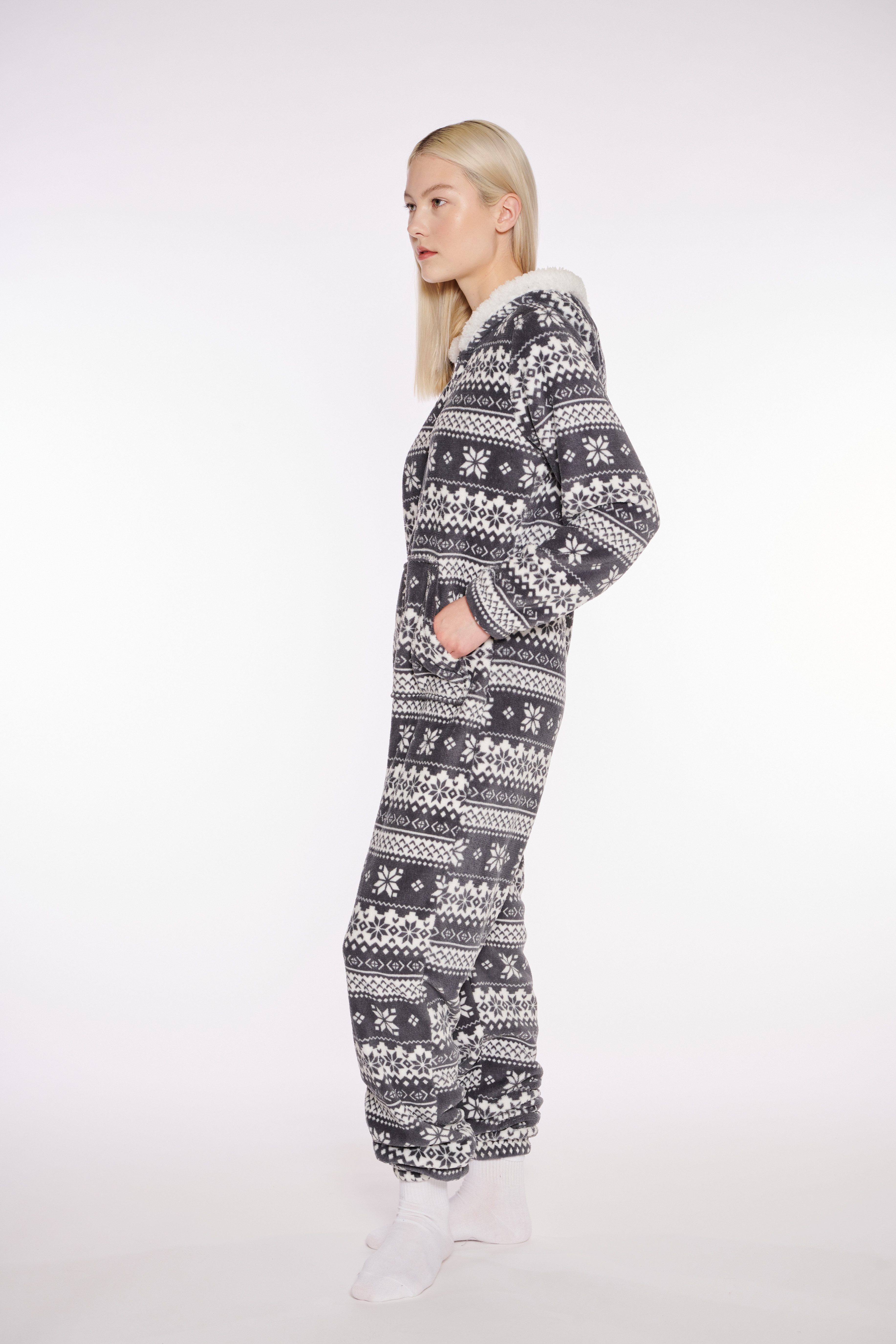 HaILYS Fleece-jumpsuit LG P RP Me44lly