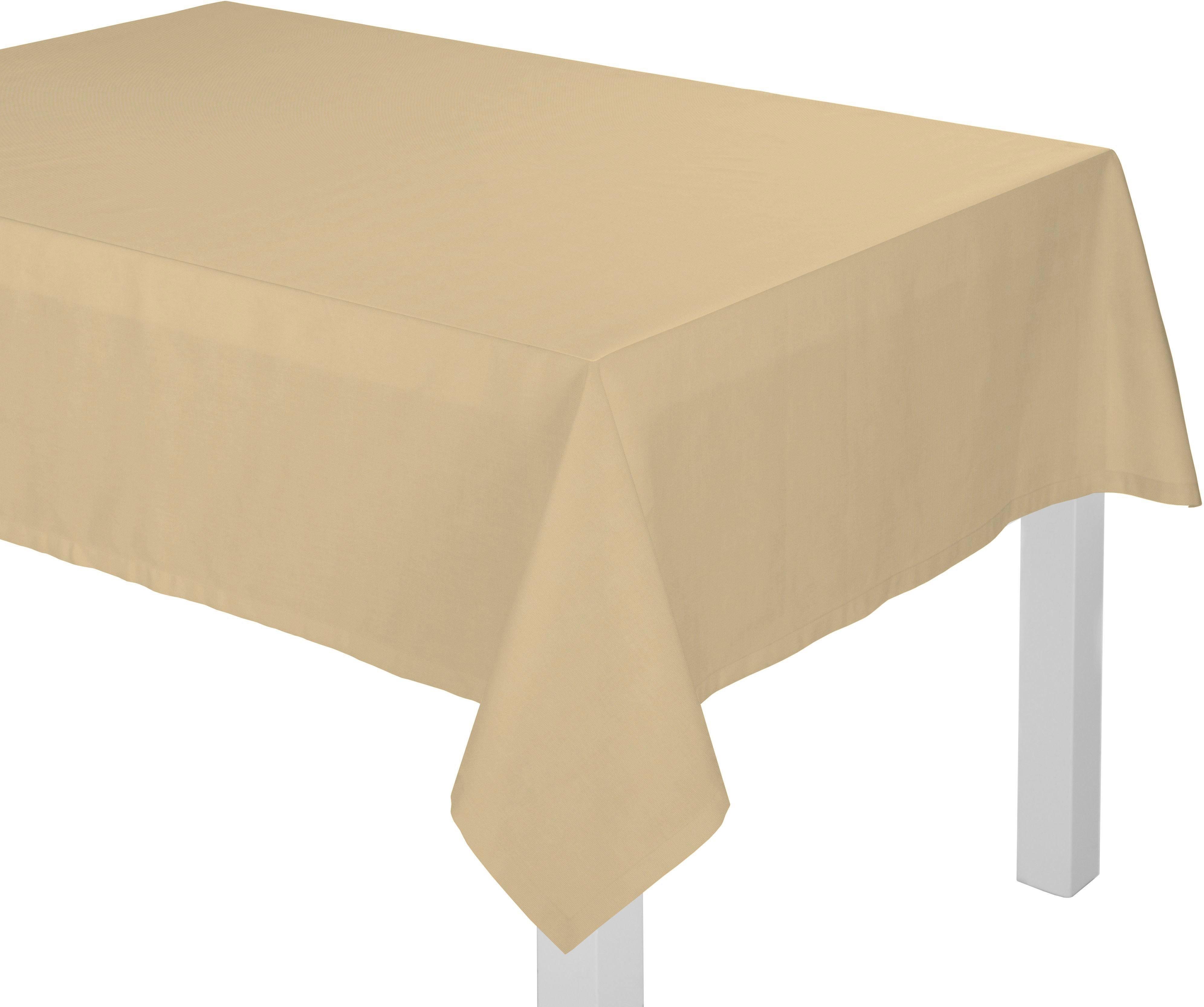 Wirth Tafellaken WirthNatur (1 stuk) tafelkleden maat 130x160 cm eckig beige